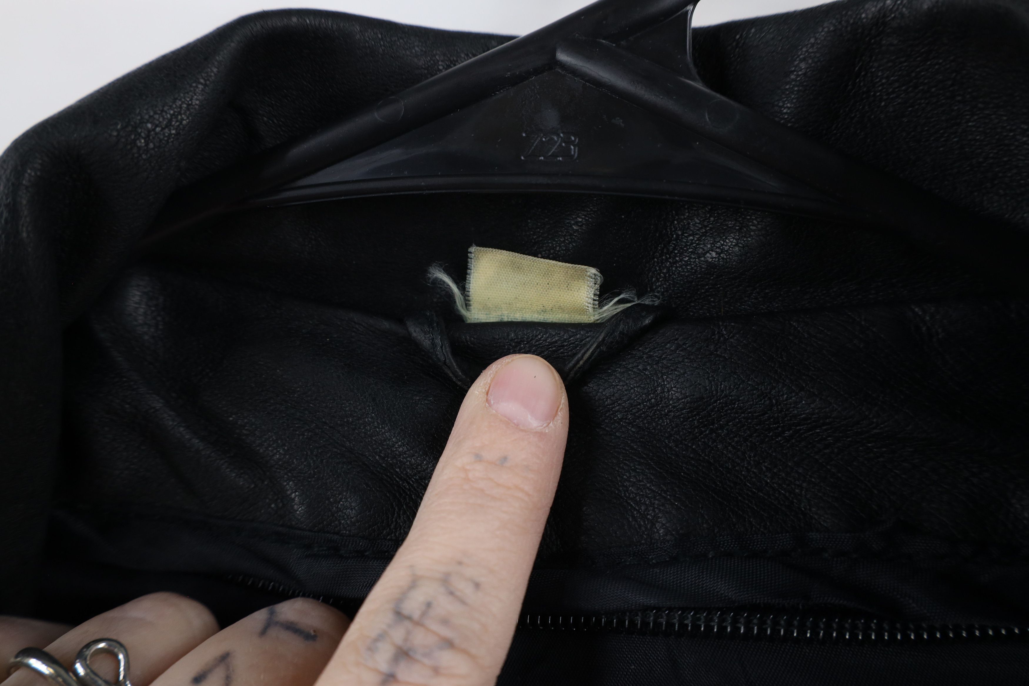 Vintage Vintage 90s Streetwear Cafe Racer Bomber Jacket Black Size US L / EU 52-54 / 3 - 7 Thumbnail