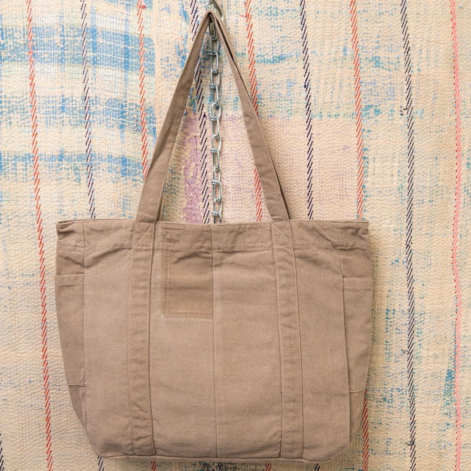 Carhartt Brown upcycled carhartt tote bag Size ONE SIZE - 6 Thumbnail