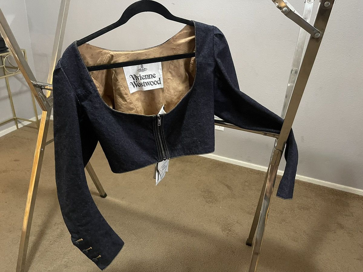 Vivienne Westwood Navy Spencer Jacket (bustier/corset) Size M / US 6-8 / IT 42-44 - 13 Thumbnail