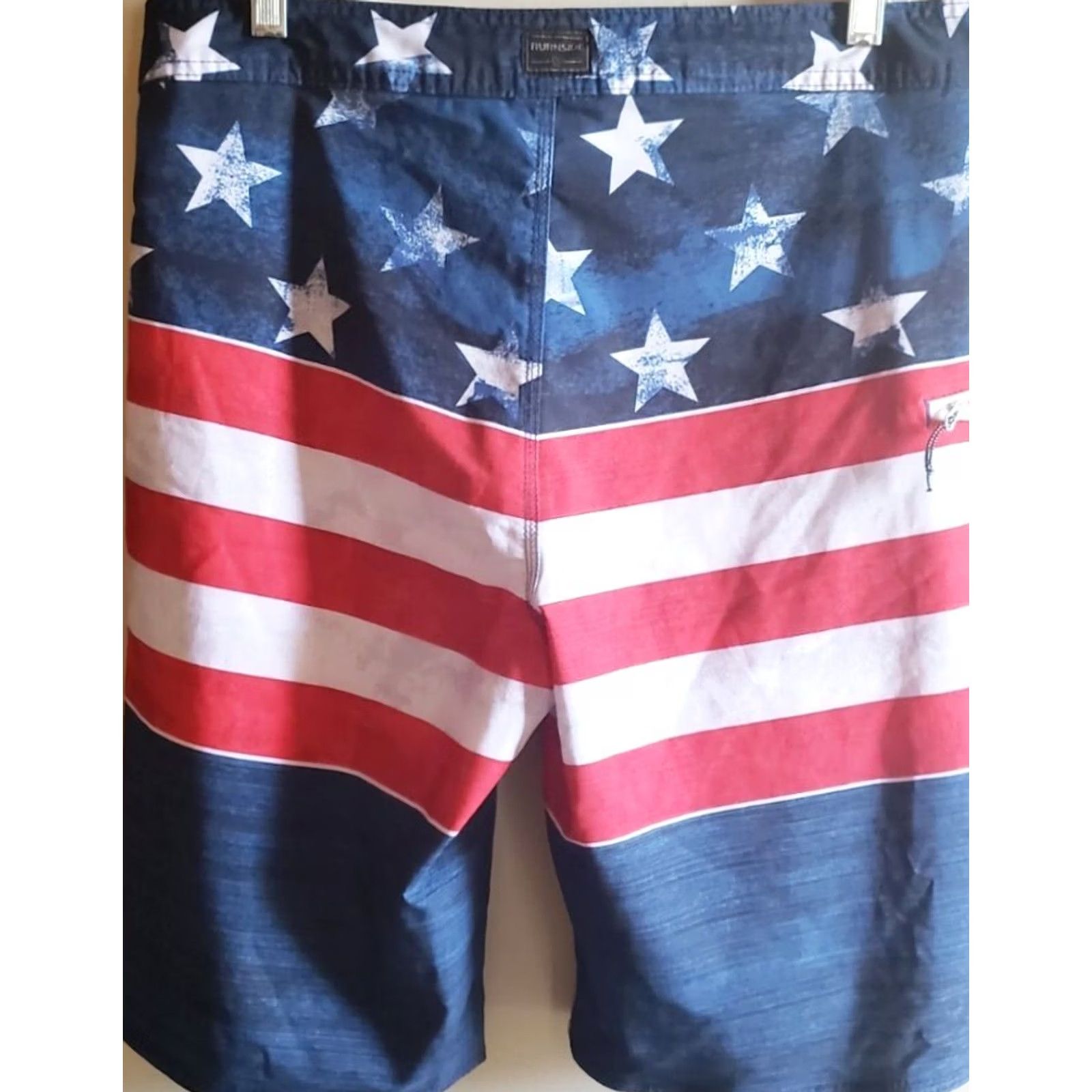 Burnside Burnside Mens Board Shorts Swim Trunks Sz 32x10 American Flag Patriotic No Liner Size US 32 / EU 48 - 6 Thumbnail