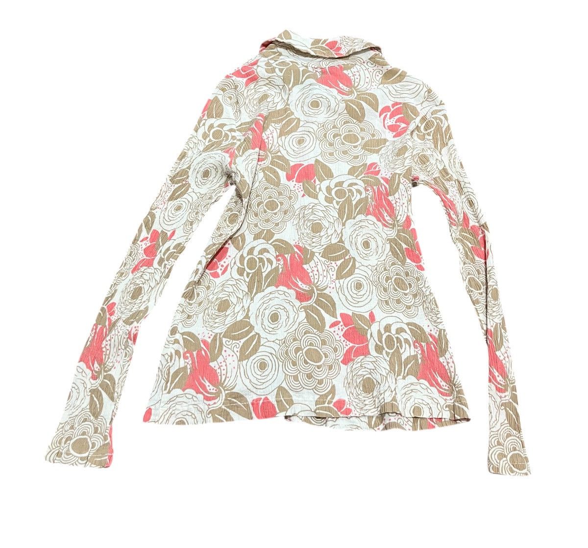 Issey Miyake TAX FREE 🇺🇸 tsumori chisato pleated roses print shirt Size S / US 4 / IT 40 - 5 Thumbnail