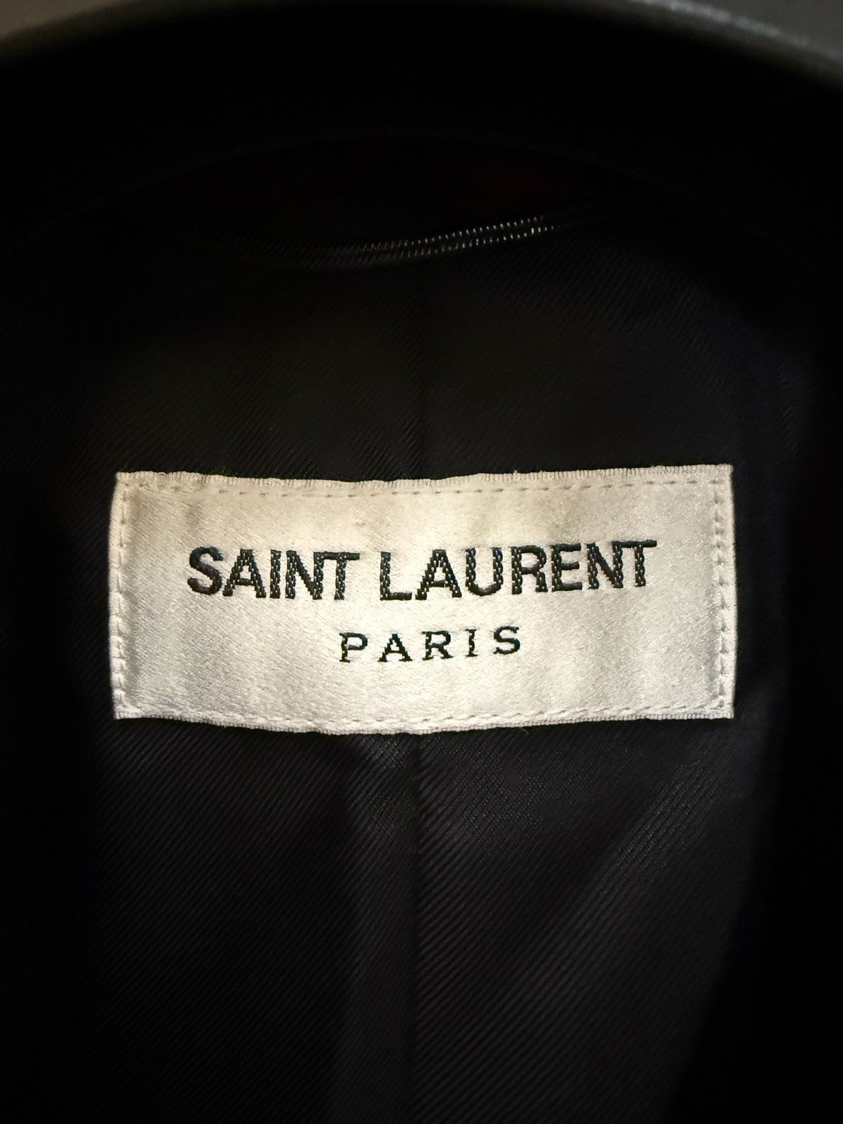 Saint Laurent Paris Aw16 Burgundy Velvet Smoking Jacket Blazer with satin lapel Size 42R - 2 Thumbnail