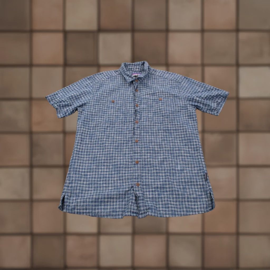 Patagonia Patagonia Shirt Mens M Plaid Hemp Organic Cotton Fjord Flannel Work Casual 53139 Size US M / EU 48-50 / 2 - 1 Thumbnail