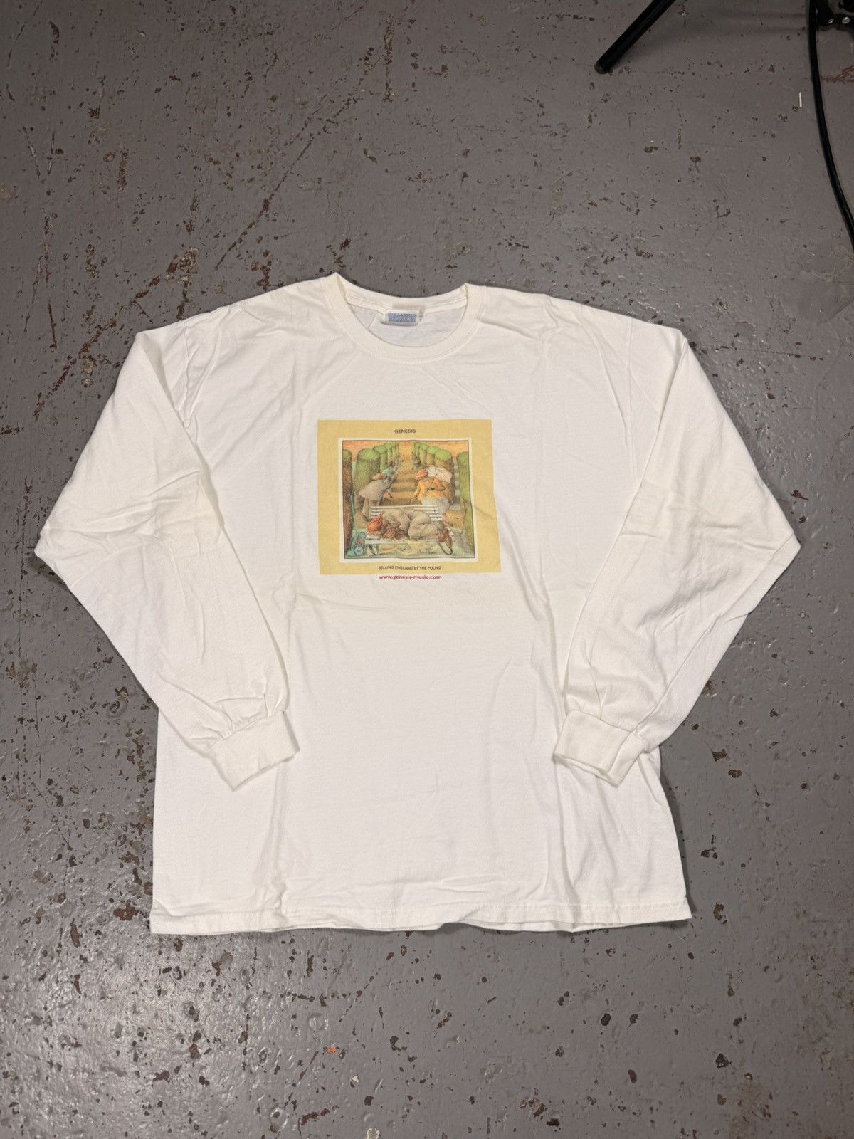 Other Vintage Genesis Selling England By The Long sleeve Tour Tee Size US L / EU 52-54 / 3 - 1 Thumbnail