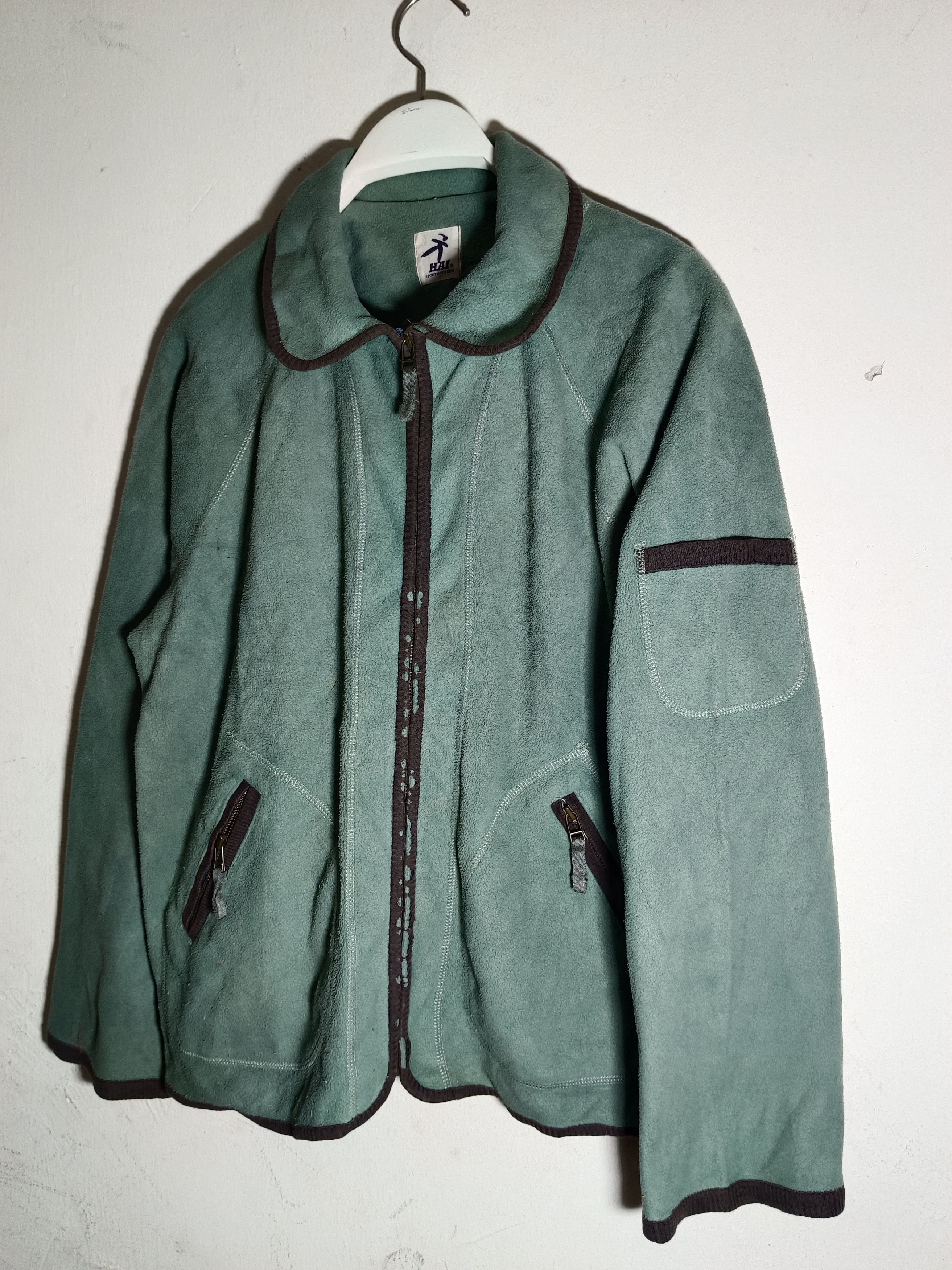 Hai Sporting Gear × Issey Miyake vintage 80s issey miyake hai sporting gear fleece jacket Size US M / EU 48-50 / 2 - 4 Thumbnail