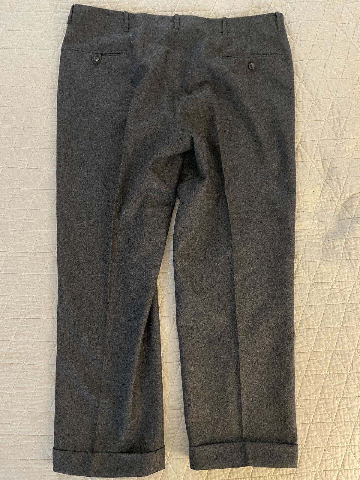 Polo Ralph Lauren × Vintage Flat Front Wool Flannel 'Preston' Trouser Size US 40 / EU 56 - 7 Thumbnail