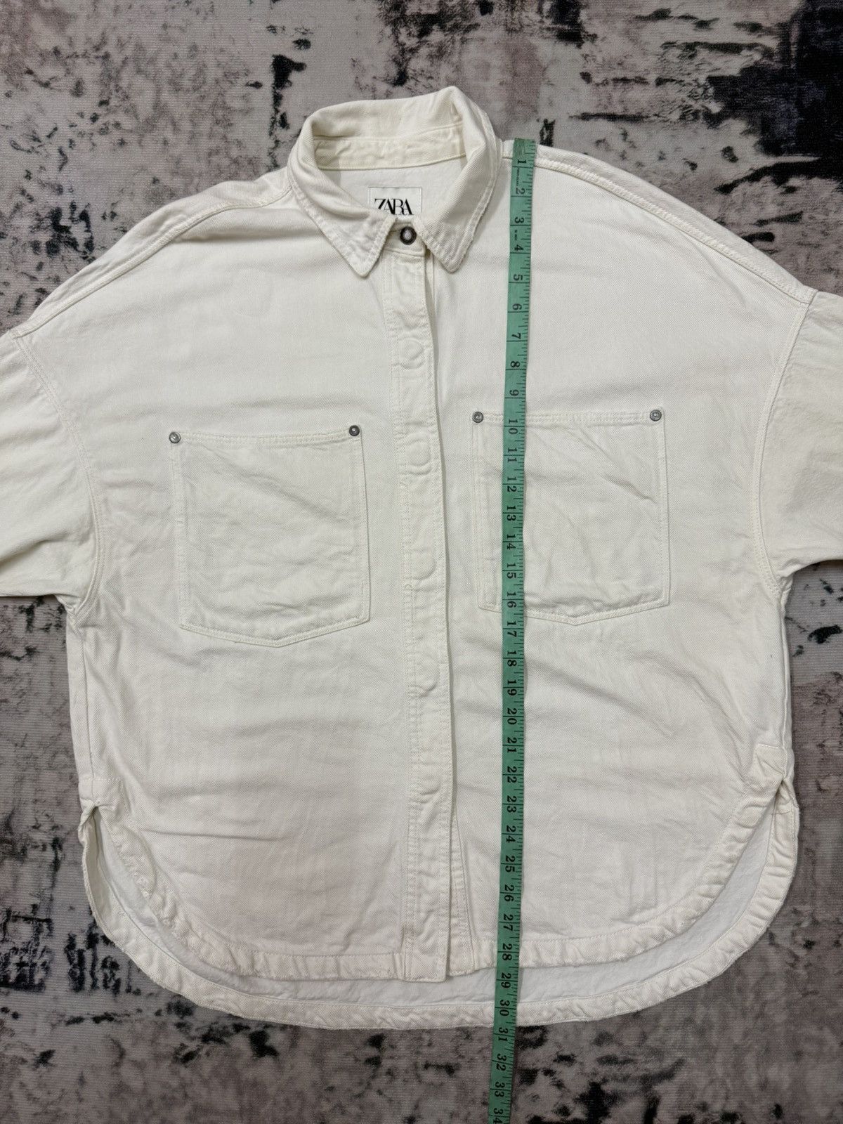 Designer × Zara Zara Overshirt double pocket Size L / US 10 / IT 46 - 13 Thumbnail