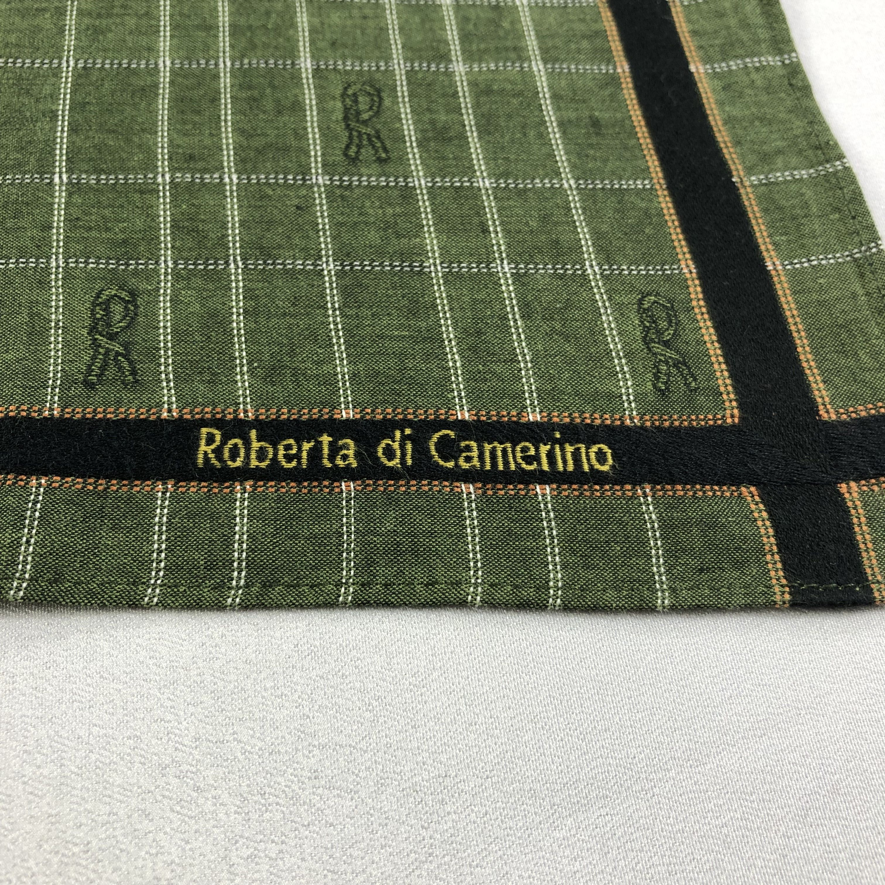 Roberta di Camerino × Vintage Roberta di Camerino Handkerchief Neckerchief Bandana H2189 Size ONE SIZE - 4 Thumbnail