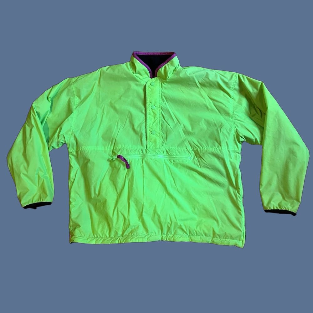 Gap VINTAGE Gap Arctic Light Fleece Reversible 1/2 Zip Jacket Men’s Medium Green Size US M / EU 48-50 / 2 - 1 Thumbnail