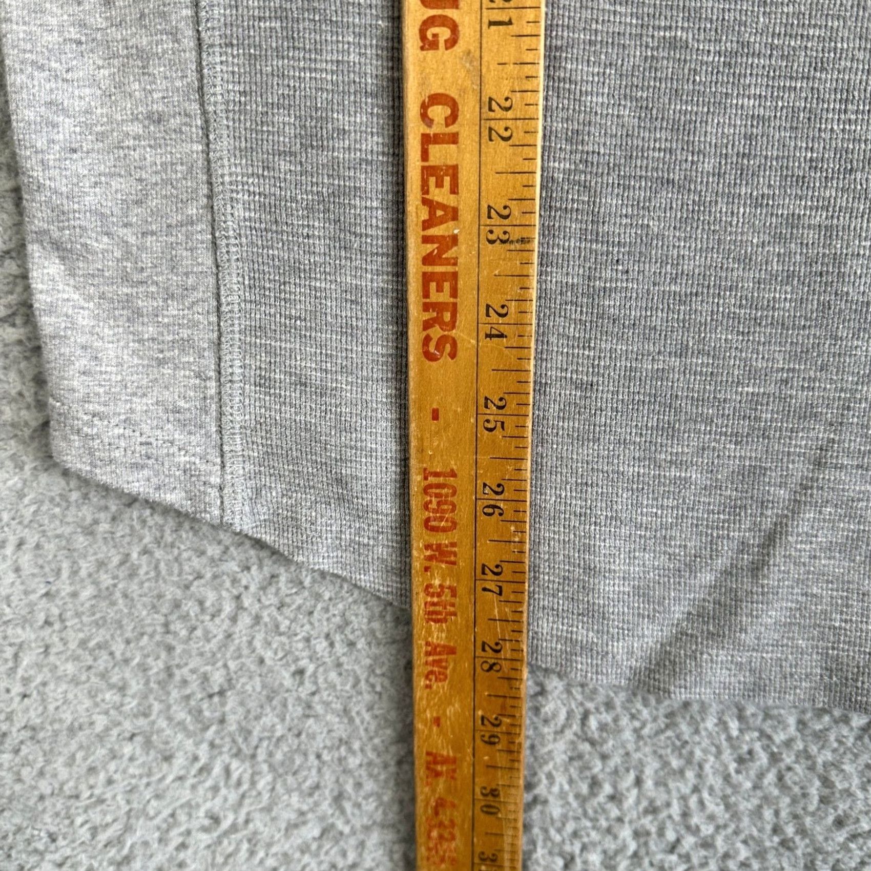 Eddie Bauer VINTAGE Eddie Bauer Sweatshirt Sleepwear Mens Large Gray Thermal Waffle Knit Long Sleeve Size US L / EU 52-54 / 3 - 7 Thumbnail