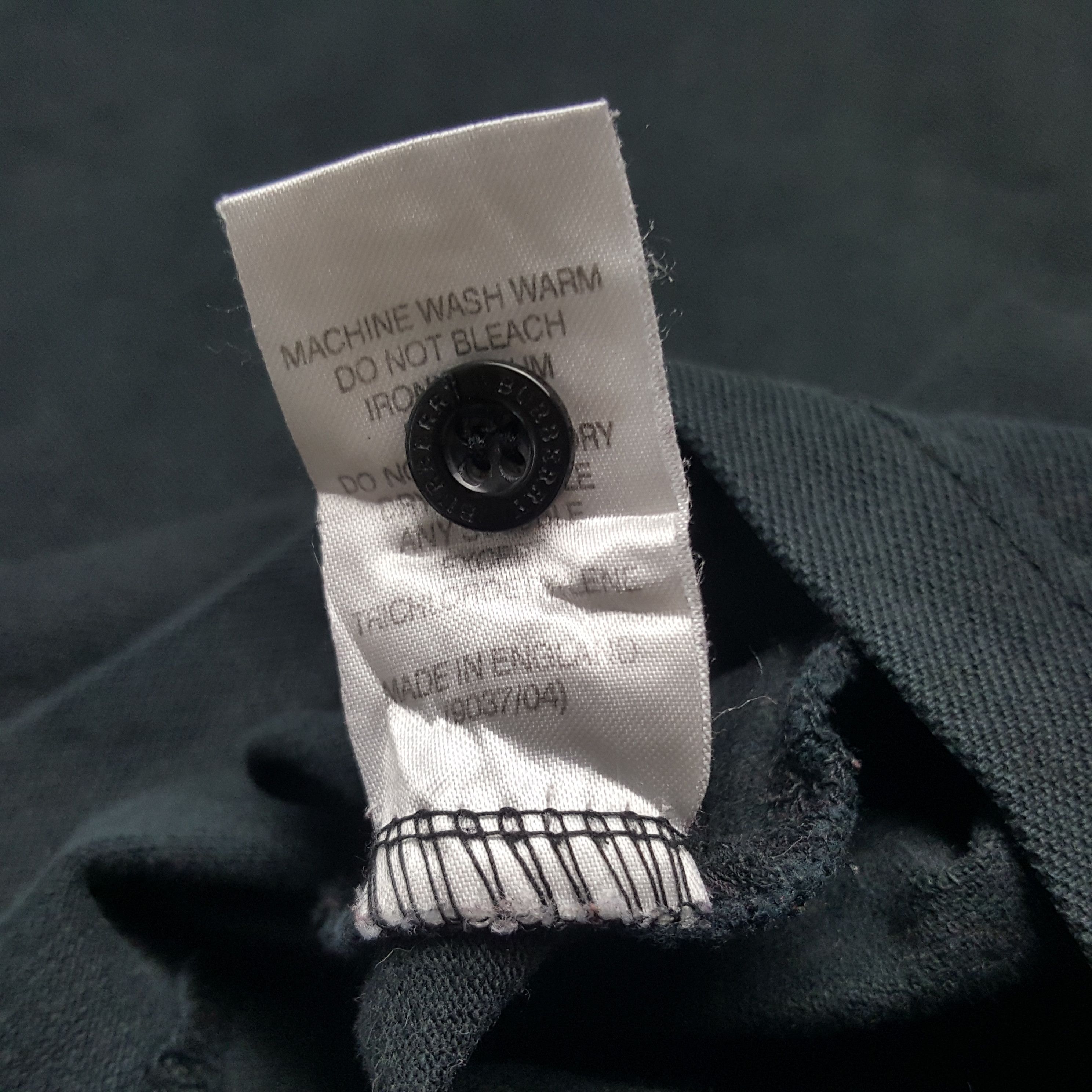 Burberry × Vintage Vintage Burberry London Nova Check Long Sleeve Polos Size US L / EU 52-54 / 3 - 6 Thumbnail