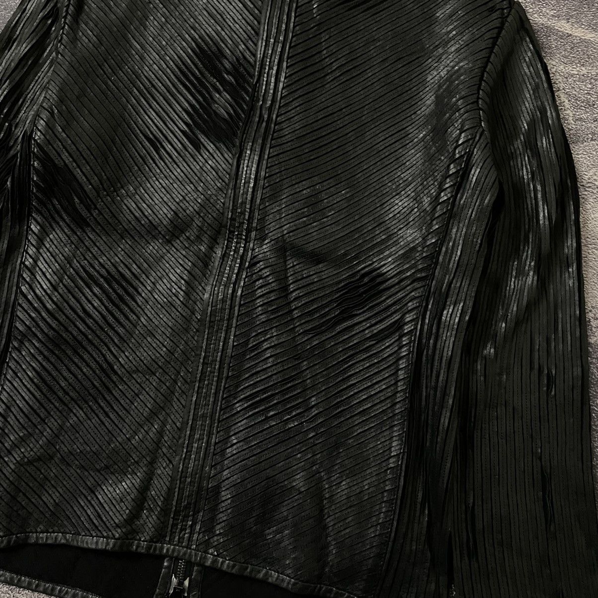 Armani Collezioni × Vintage Vintage armani collezioni leather jacket Size US M / EU 48-50 / 2 - 6 Thumbnail