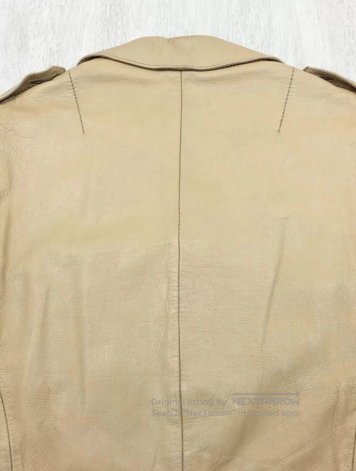 Vintage 70s 80s Vintage Leather Hunting Jacket. Size US M / EU 48-50 / 2 - 4 Thumbnail
