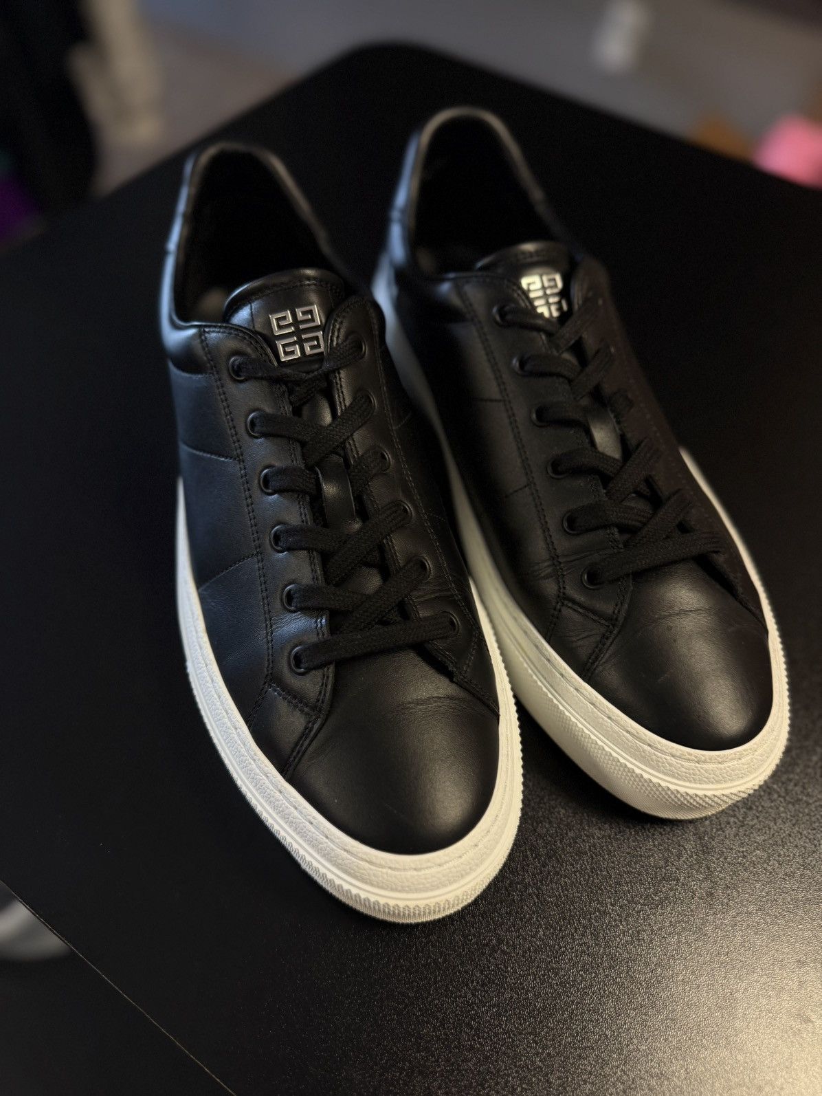 Givenchy Givenchy Low Top Leather Sneakers Size 45EU/12US Size US 12 / EU 45 - 8 Thumbnail