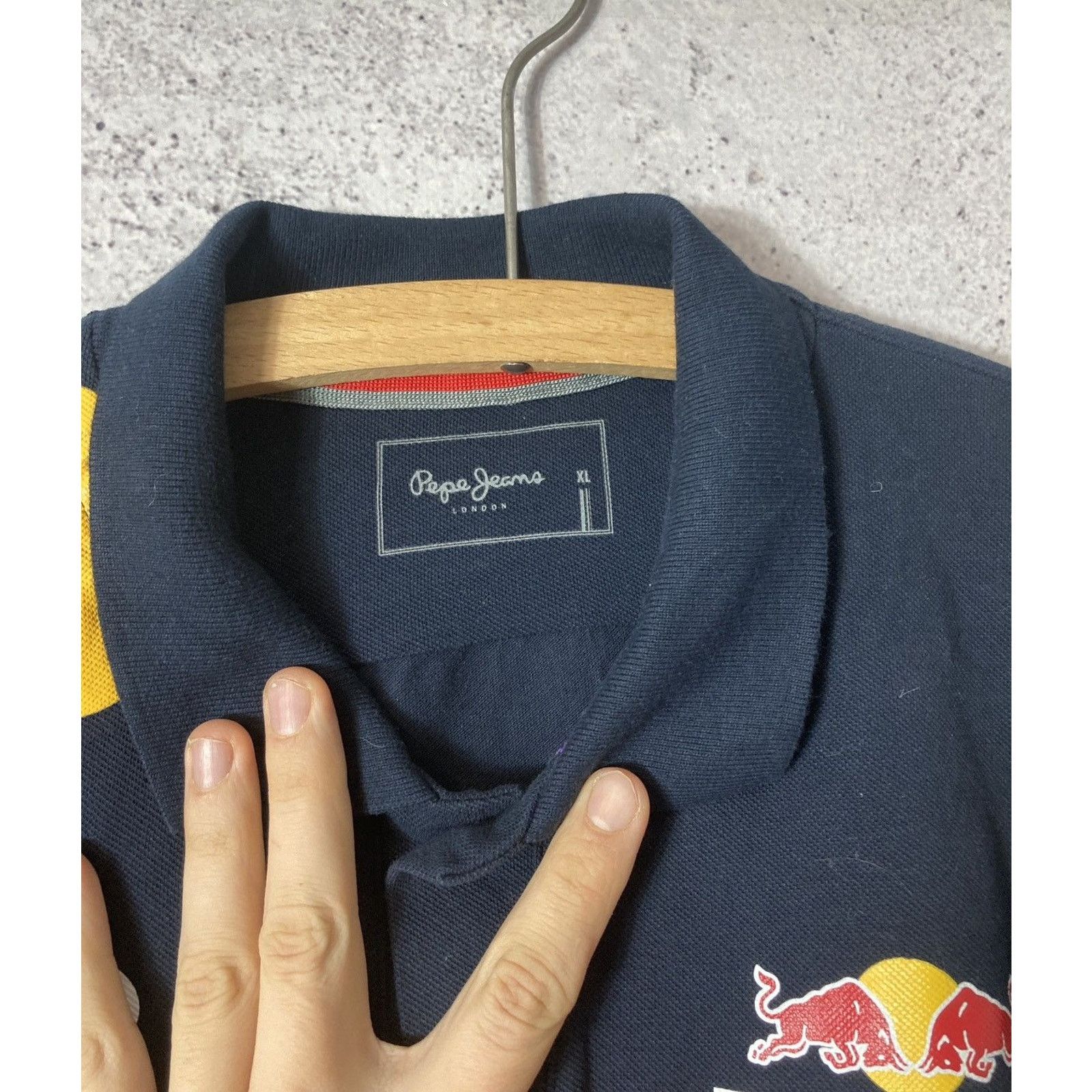 Pepe Jeans Vintage Pepe Jeans Racing F-1 Red Bull Boxy T-shirt Size US XL / EU 56 / 4 - 3 Thumbnail