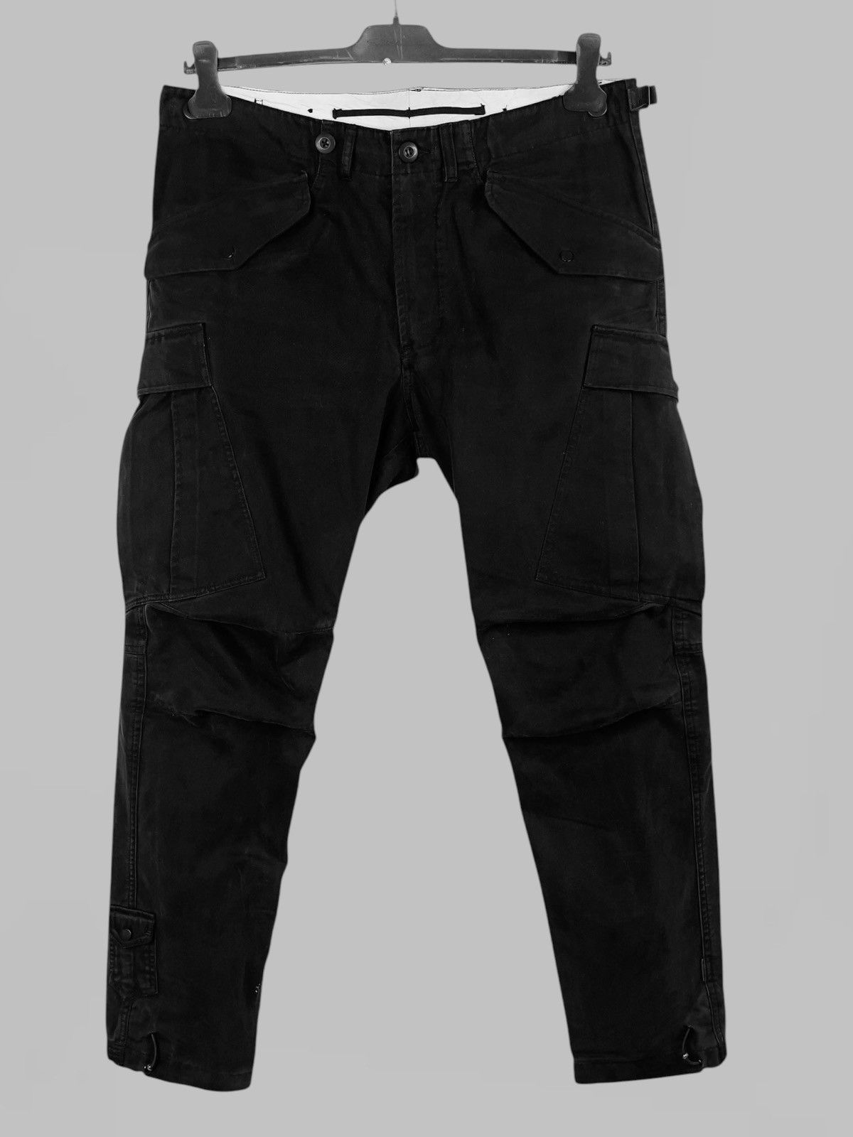 Maharishi MAHARISHI CARGO BLACK STRAPPED VINTAGE PANGS SIZE L Size US 33 - 1 Thumbnail