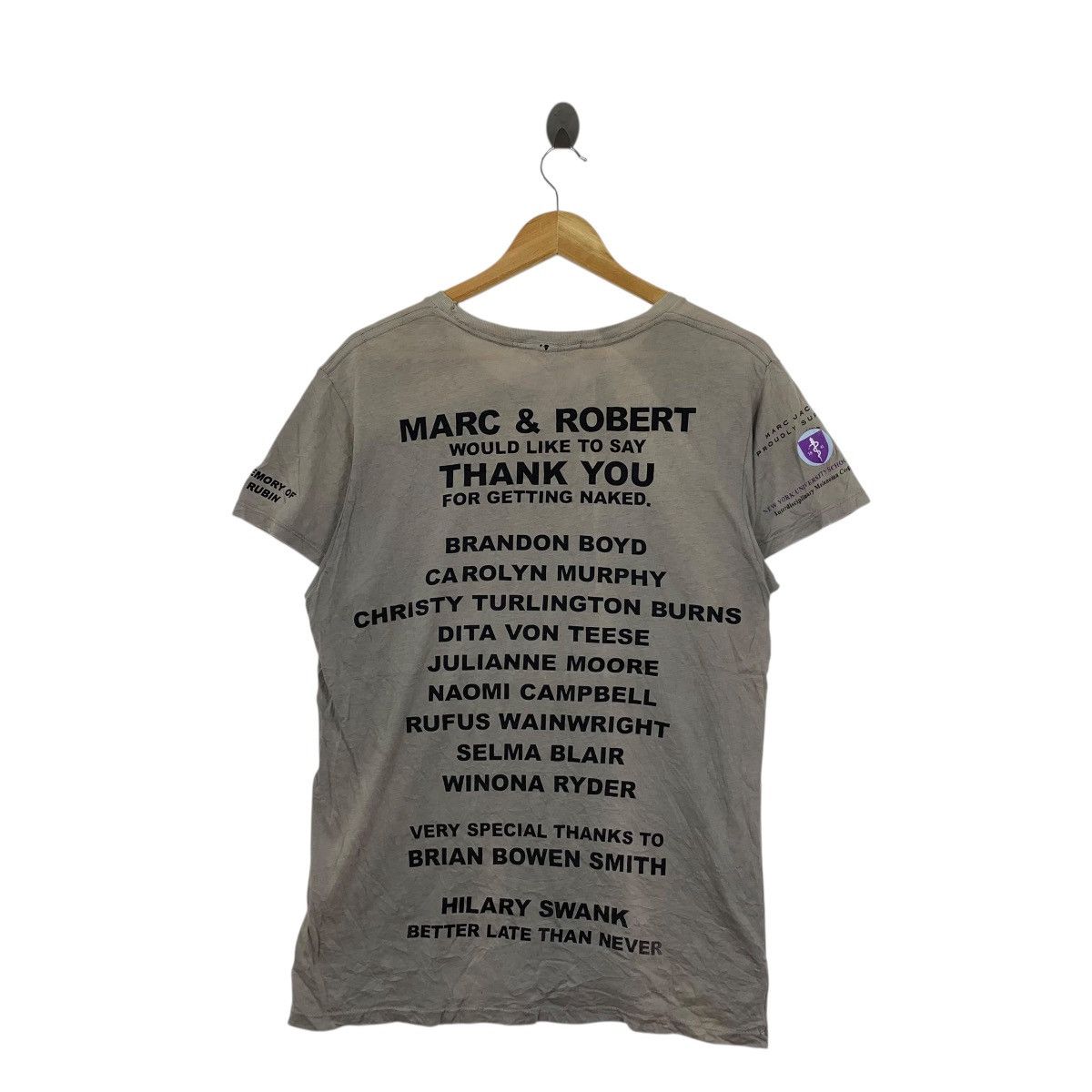Marc Jacobs Vintage MARC JACOBS Protect The Skin Collection Thrashed Tee Size US M / EU 48-50 / 2 - 5 Thumbnail
