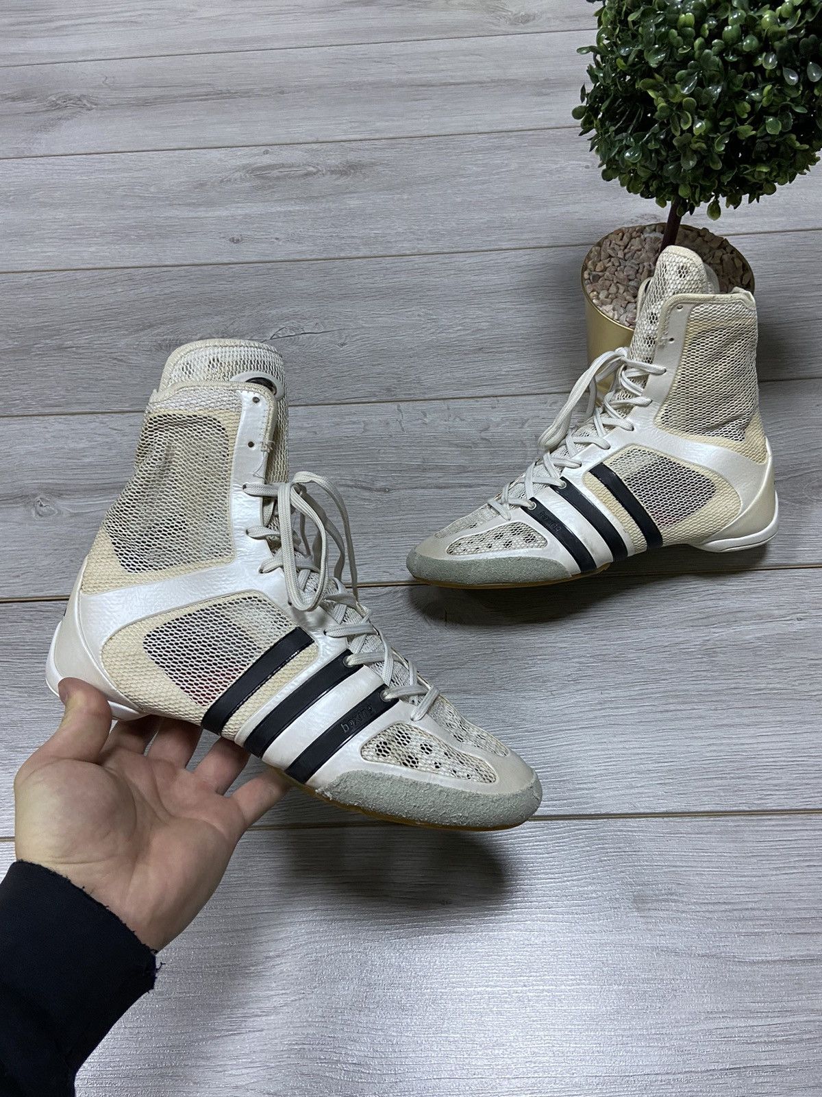 Adidas Adidas boxing high mesh sneakers boots Size US 8.5 / EU 41-42 - 1 Thumbnail