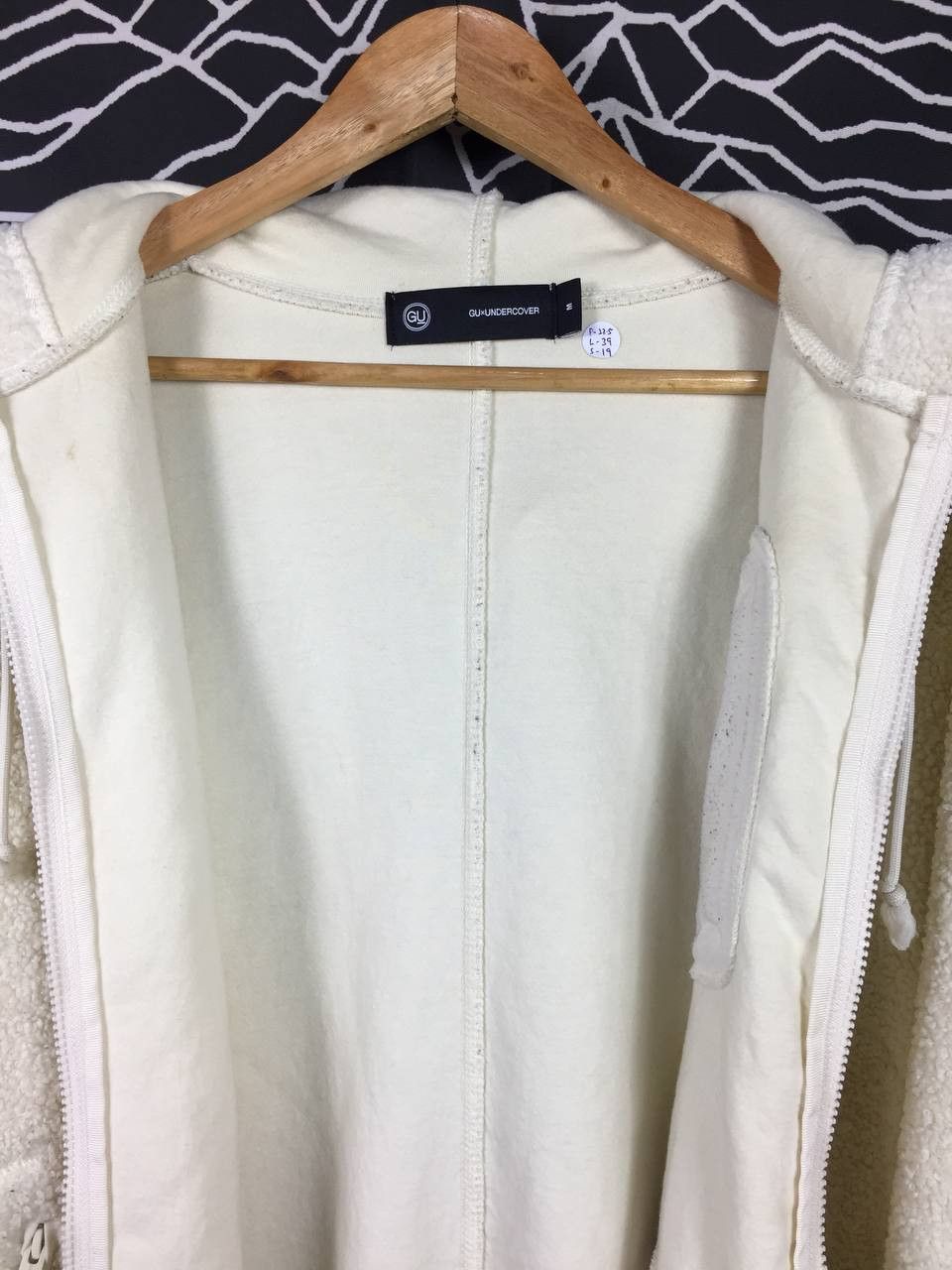 GU × Japanese Brand × Undercover GU x Undercover Fleece Hooded Long Jacket Size US M / EU 48-50 / 2 - 10 Thumbnail