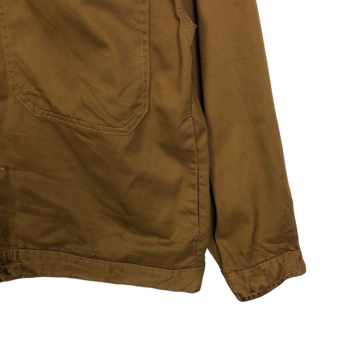 Japanese Brand 🔥VINTAGE HIKORY CHORE JACKET GU JAPAN INSPIRE ISSEY MIYAKE Size US XL / EU 56 / 4 - 4 Thumbnail