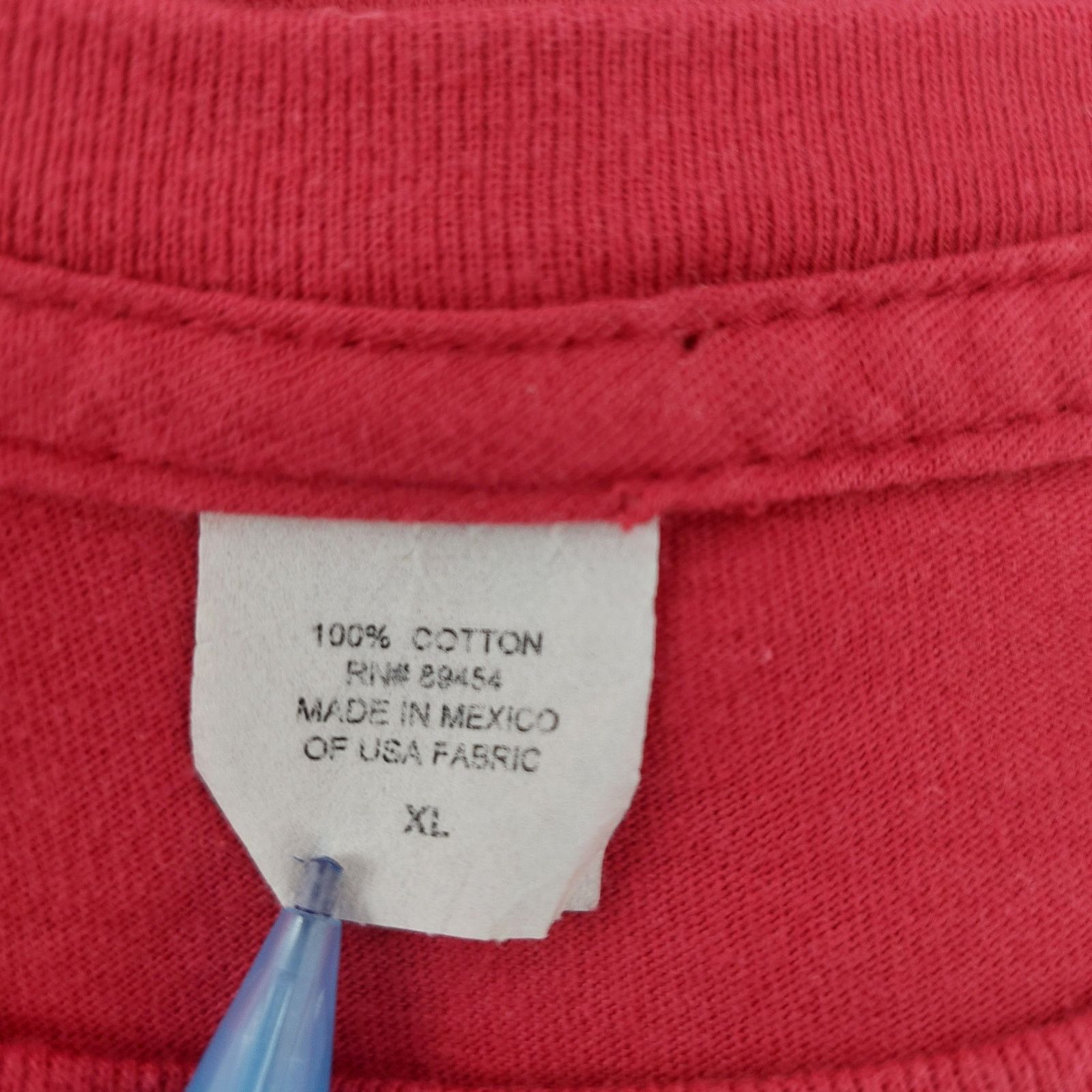 Other California Men's Red T-Shirt West Coast 100% Cotton Size XL Size US XL / EU 56 / 4 - 3 Thumbnail