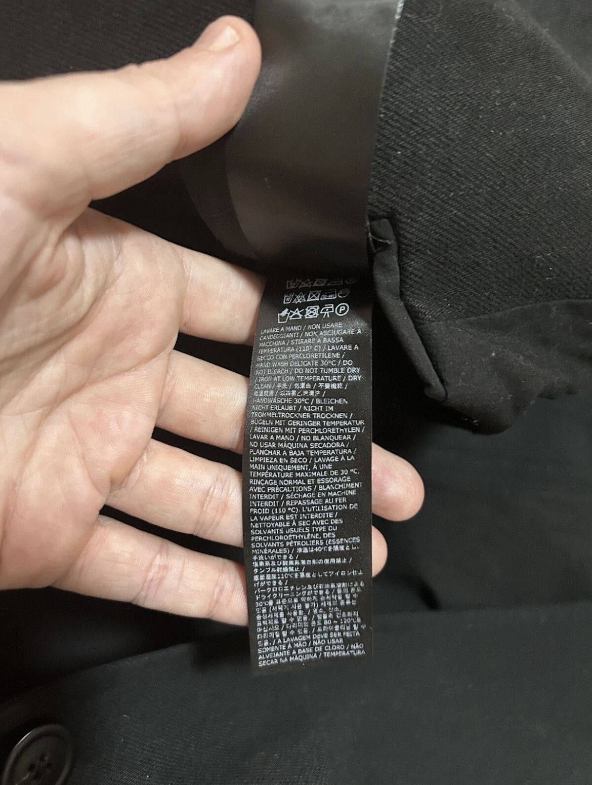 Ann Demeulemeester Black Tailored Heavy Cotton Oversized Slouchy Trench Coat Size US M / EU 48-50 / 2 - 5 Thumbnail