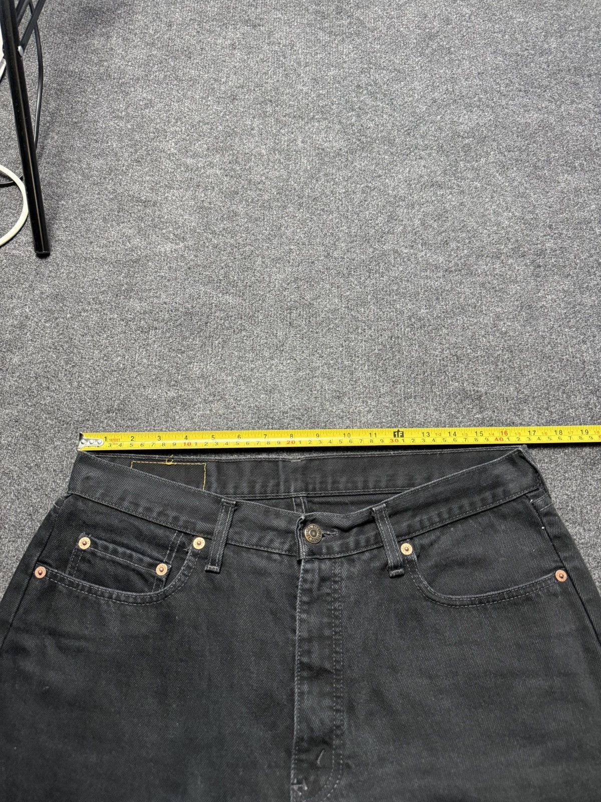 Vintage Vintage 90s Custom Chrome Hearts Style Cross Denim Jeans Size US 33 - 23 Thumbnail