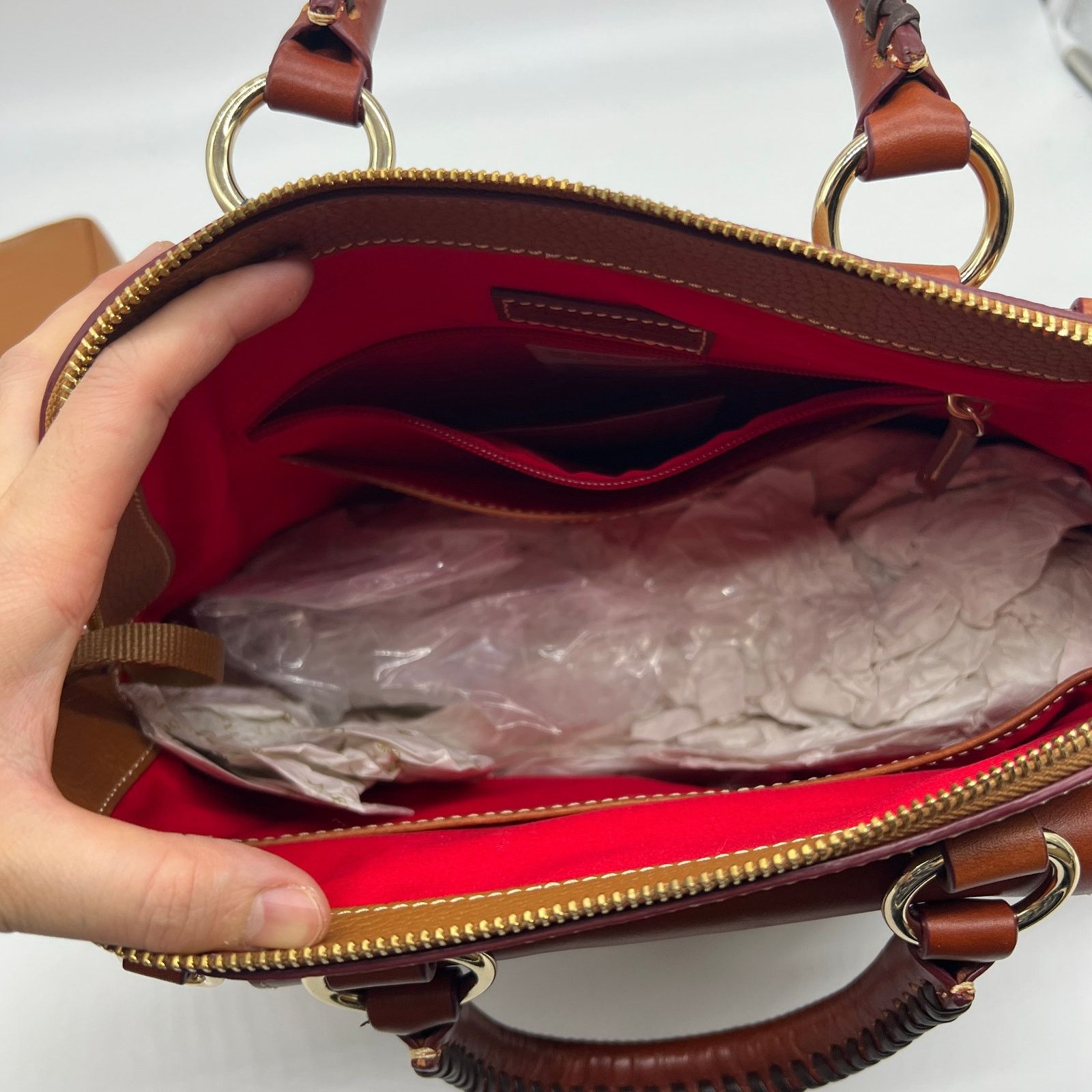 Dooney & Bourke Dooney & Bourke Pebble Leather Aubrey Satchel Satchel Size ONE SIZE - 5 Thumbnail