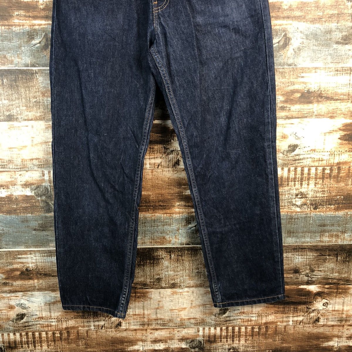 Levi's DL Levis 609 orange tag Dark Blue Denim Pants #A2580 Size US 32 / EU 48 - 6 Thumbnail