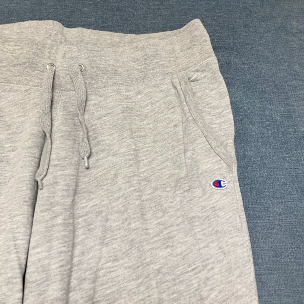 Champion Champion Mens Medium Heather Gray Jogger Pants Authentic Athleticwear Drawstring Size US 31 - 5 Thumbnail