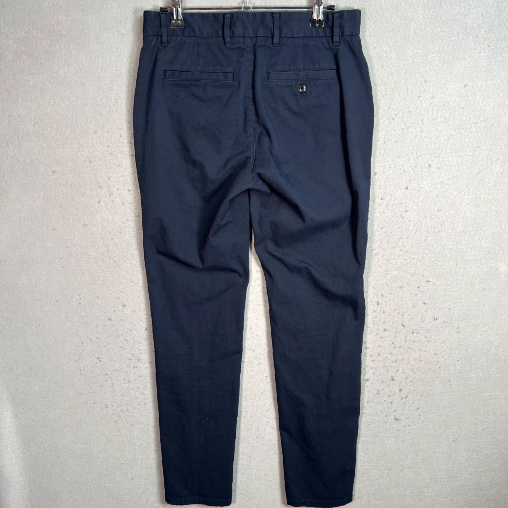 Everlane Everlane Slim Fit Chino Pants Womens 28x30 Navy Blue Cotton Blend Skinny Size 28" / US 6 / IT 42 - 2 Thumbnail