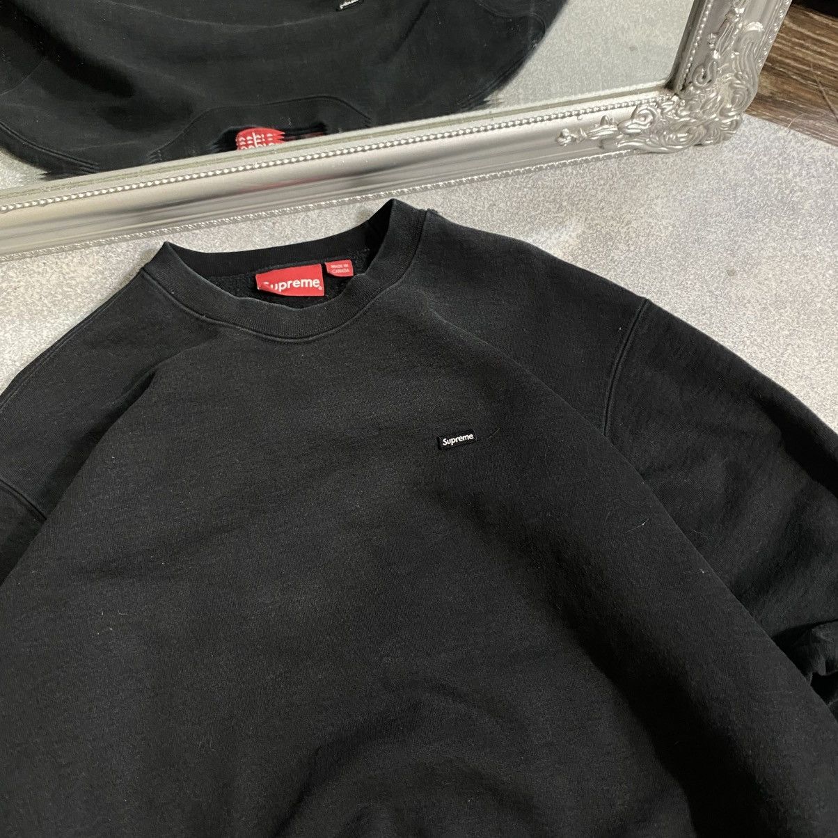 Supreme Supreme sweatshirt basic black logo Size US S / EU 44-46 / 1 - 3 Thumbnail