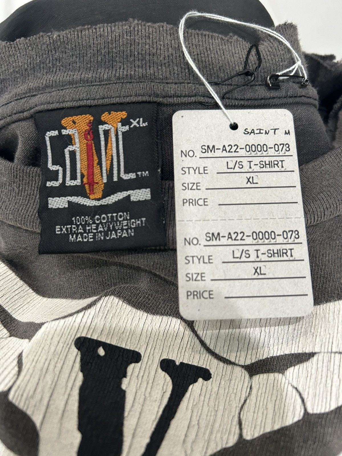 Saint Michael Saint Michael V-Lone Bone Long Sleeve Tee Size US XL / EU 56 / 4 - 3 Thumbnail