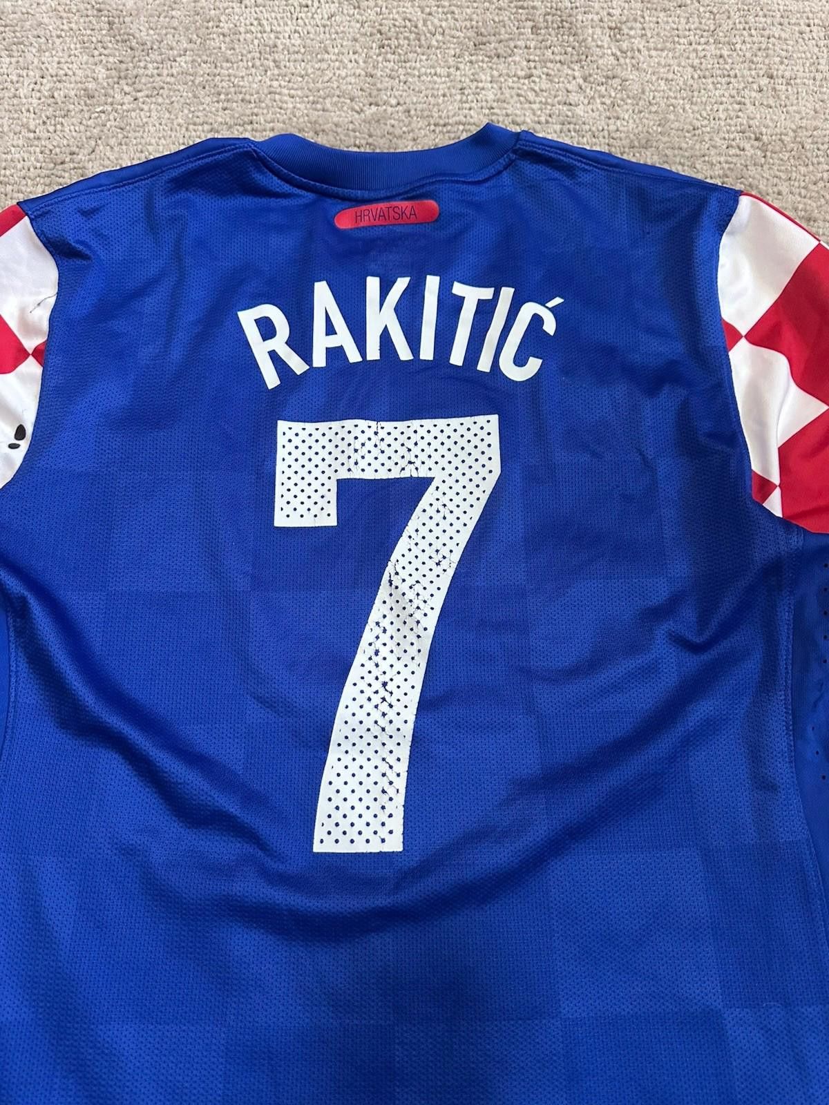 Nike 2010-2012 Nike Croatia #7 Rakitić Away Player Match Issue Size US L / EU 52-54 / 3 - 11 Thumbnail