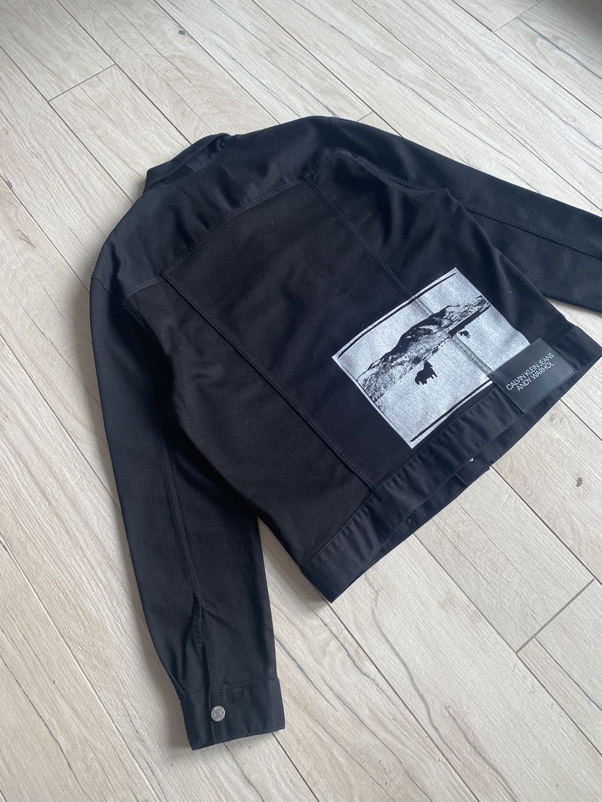 Calvin Klein × Calvin Klein 205W39NYC × Raf Simons Calvin Klein X Andy Warhol Horseprint Denim Jacket Size US L / EU 52-54 / 3 - 8 Thumbnail