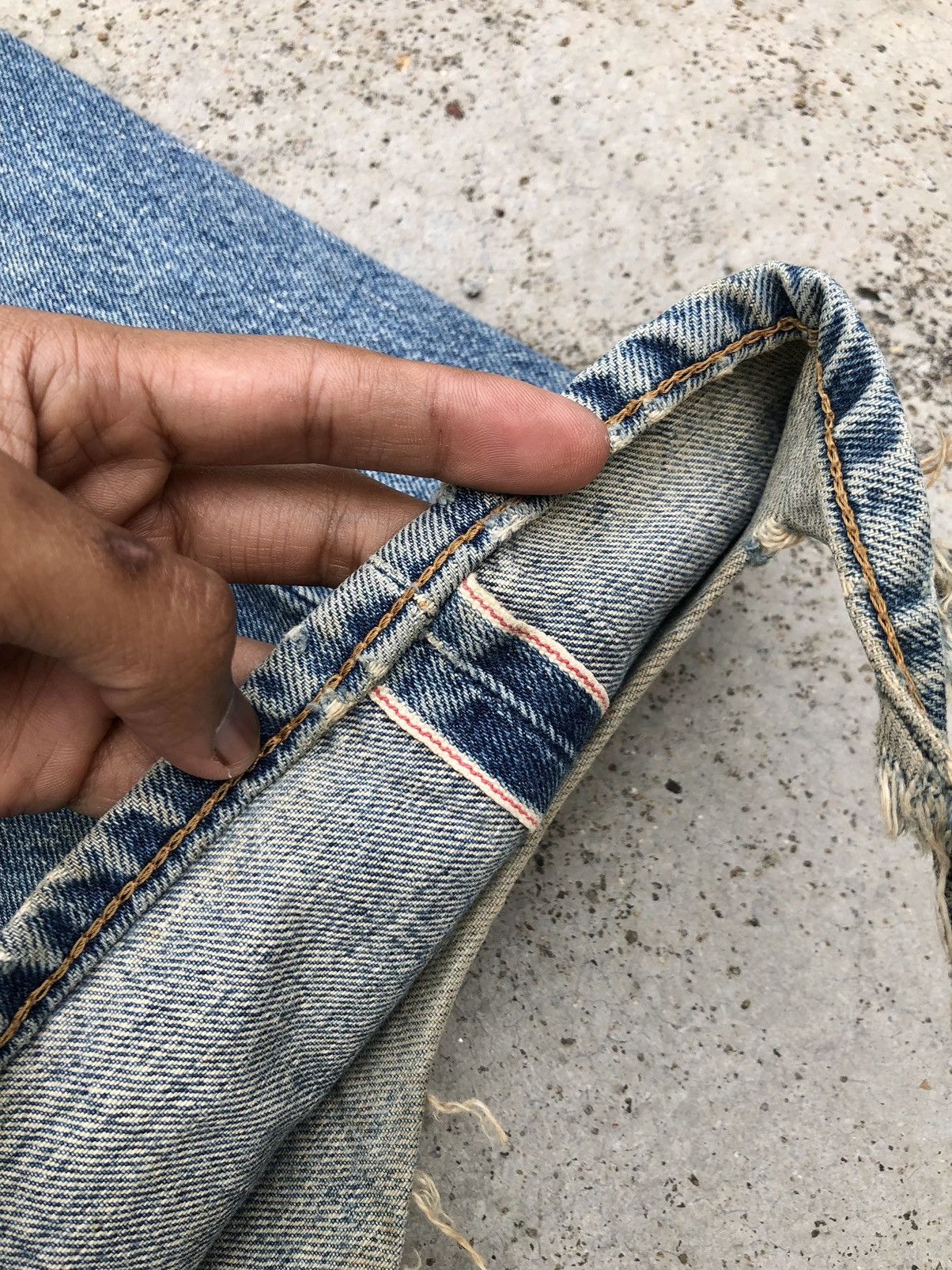 Edwin WIDE LEG⚡️⚡️VINTAGE SELVEDGE RUSTY DENIM Size US 34 / EU 50 - 9 Thumbnail