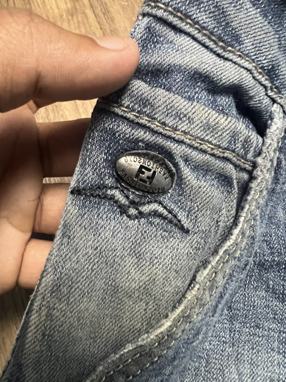 Beauty Beast Shenqi Denim Division Men's Slim Fit Stretch Jeans (43) Size US 30 / EU 46 - 6 Thumbnail