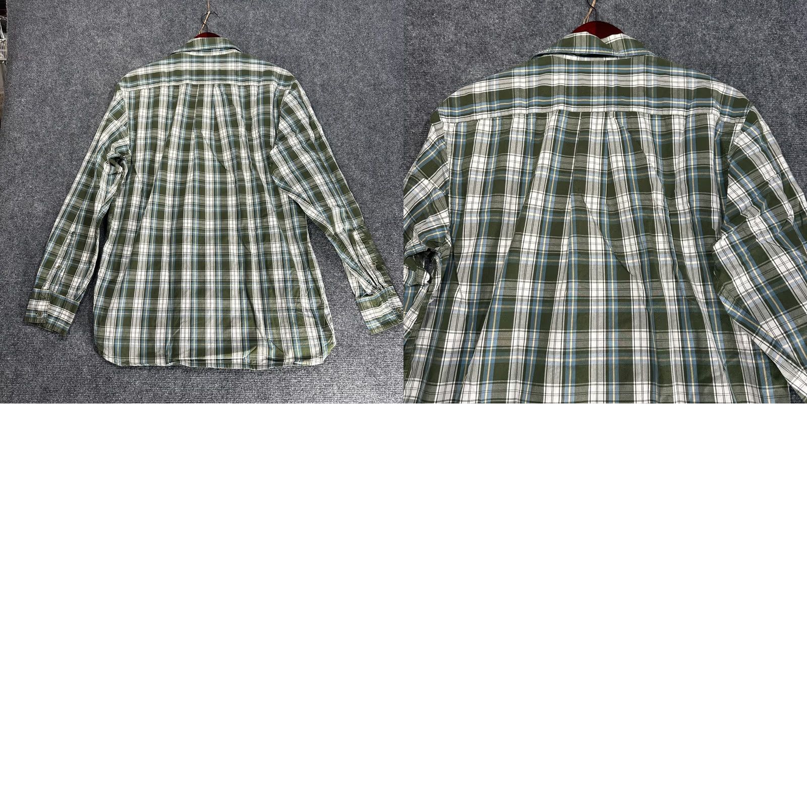 Timberland Timberland Shirt Mens M Green Cotton Plaid Button Up Pocket Long Sleeve Size US M / EU 48-50 / 2 - 8 Thumbnail