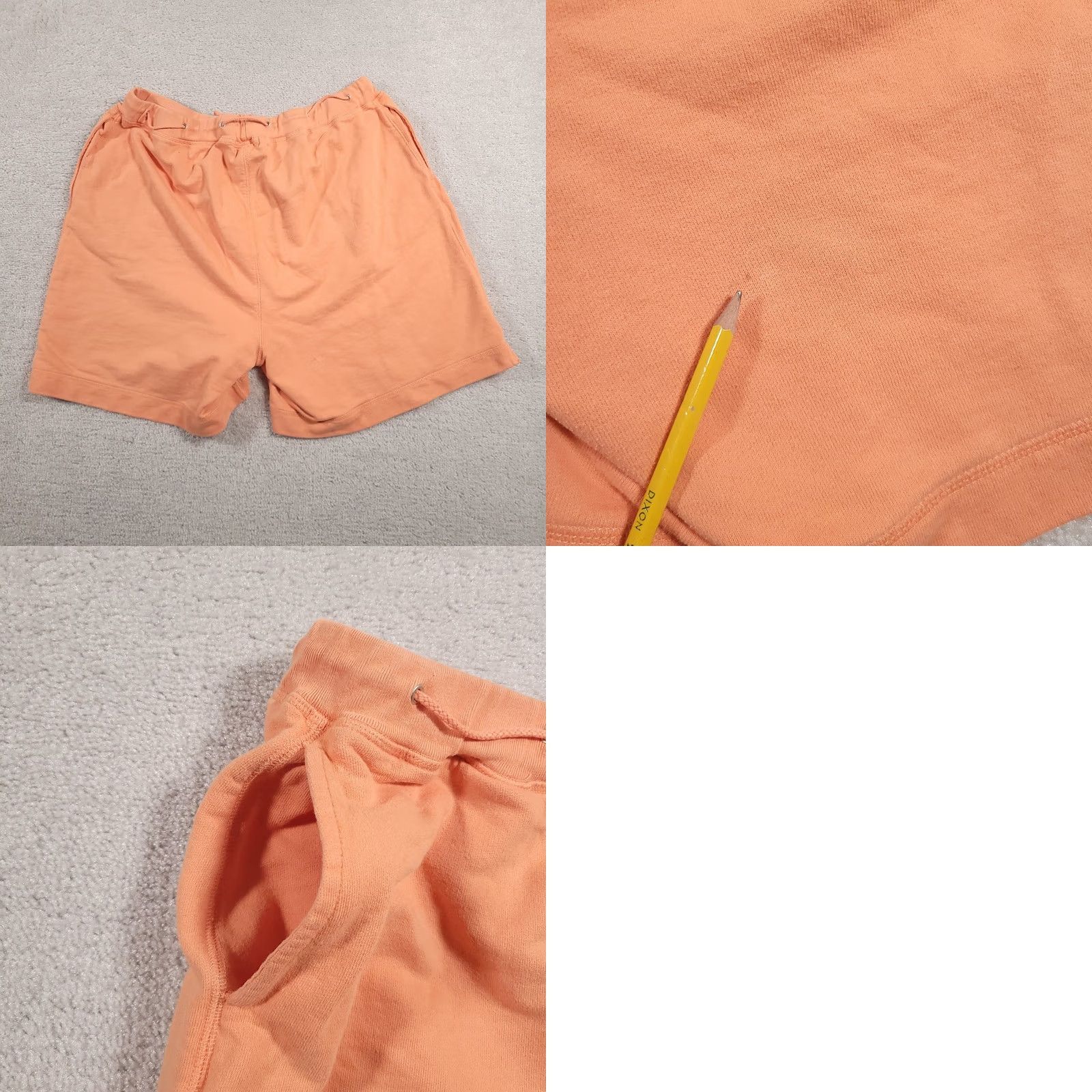Ralph Lauren Lauren Jeans Co Shorts Womens 1X Orange Drawstring Pockets Lounge Casual LRL-67 Cotton Knit High Rise 6.5in Inseam Womens Size 40" / US 18 - 9 Thumbnail