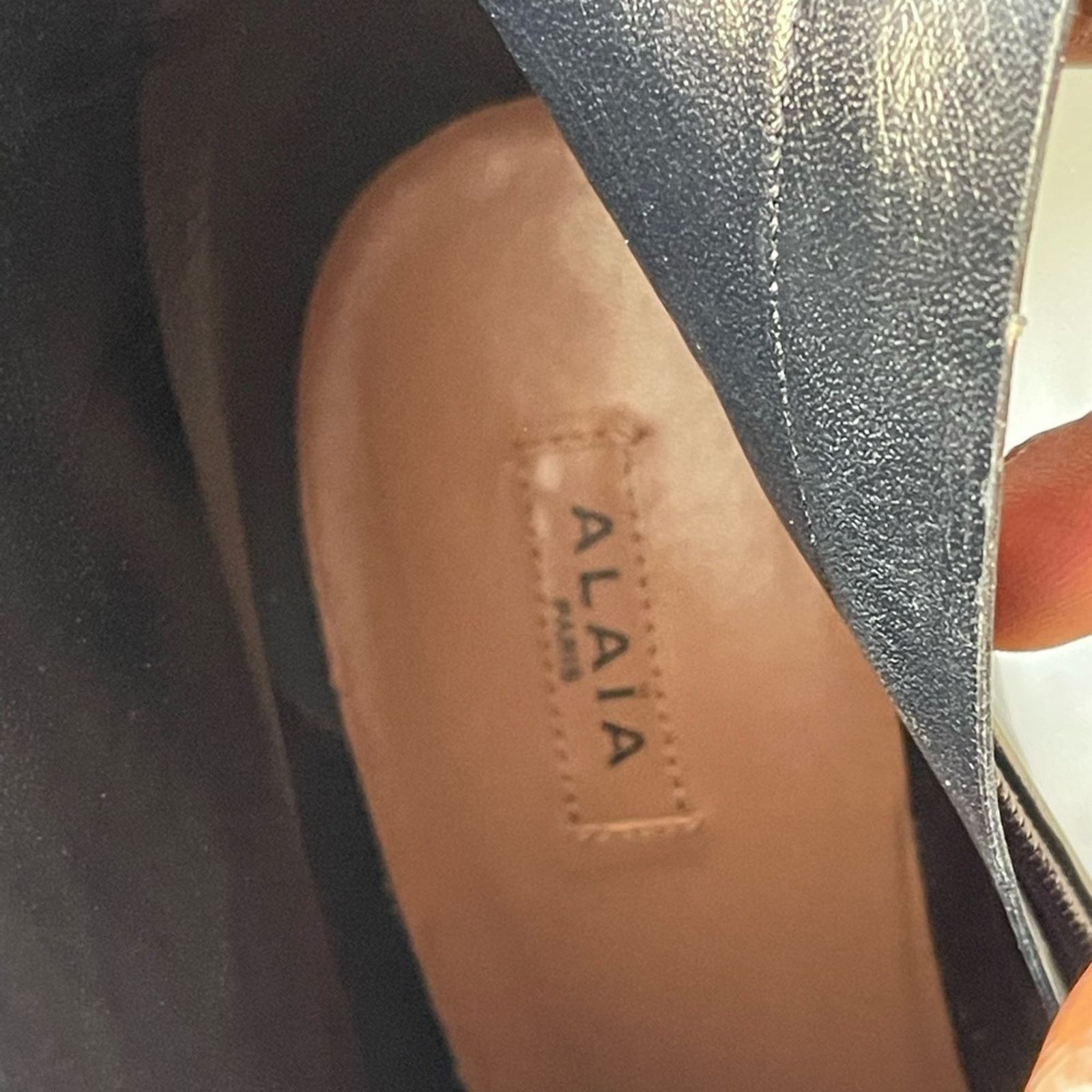 Alaia Alaia embellished black glossed-leather ankle boots IT 39 Size US 8.5 / IT 38.5 - 11 Thumbnail
