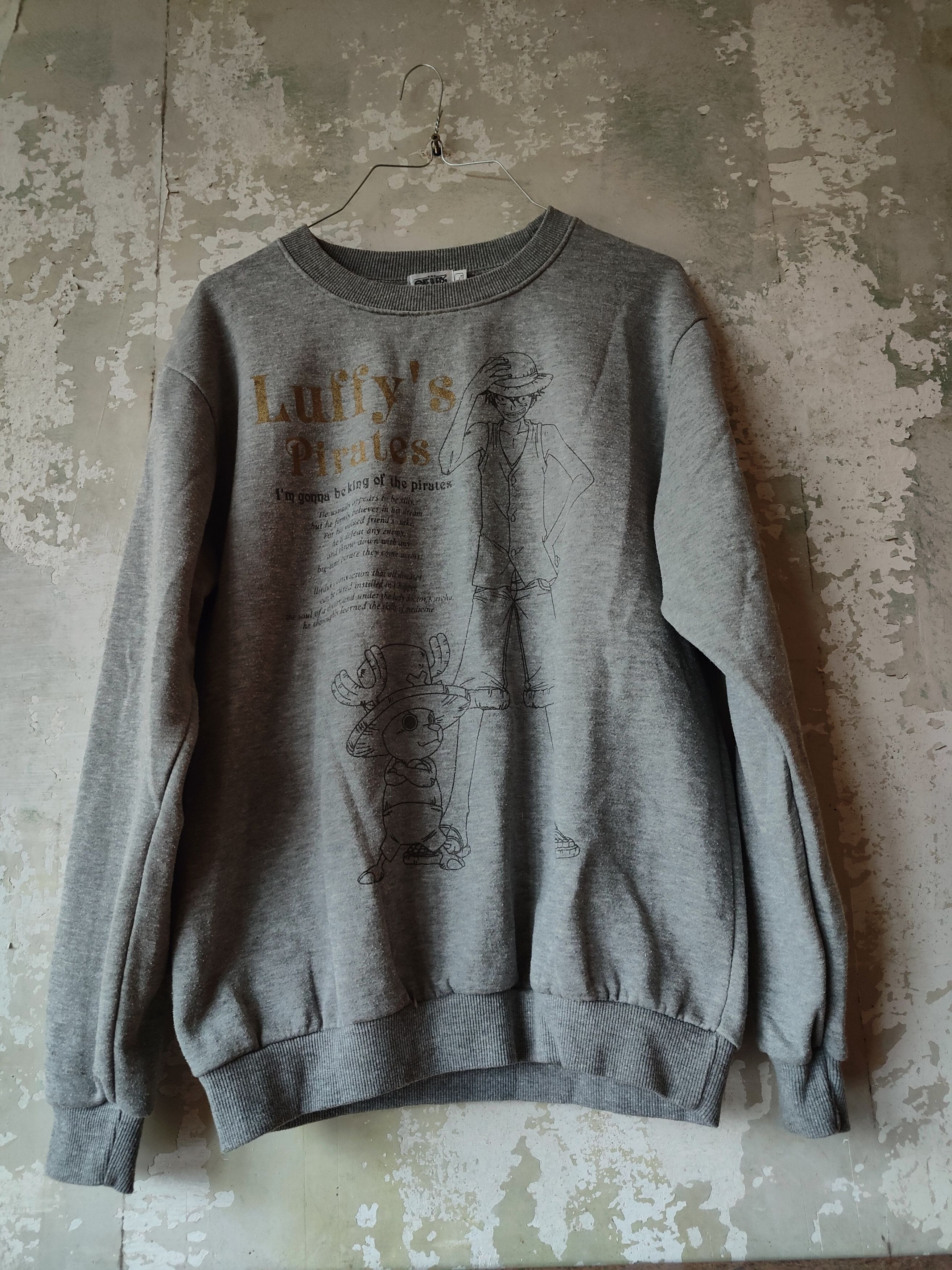 Anime Vintage One Piece sweater crewneck y2k Size US S / EU 44-46 / 1 - 1 Thumbnail
