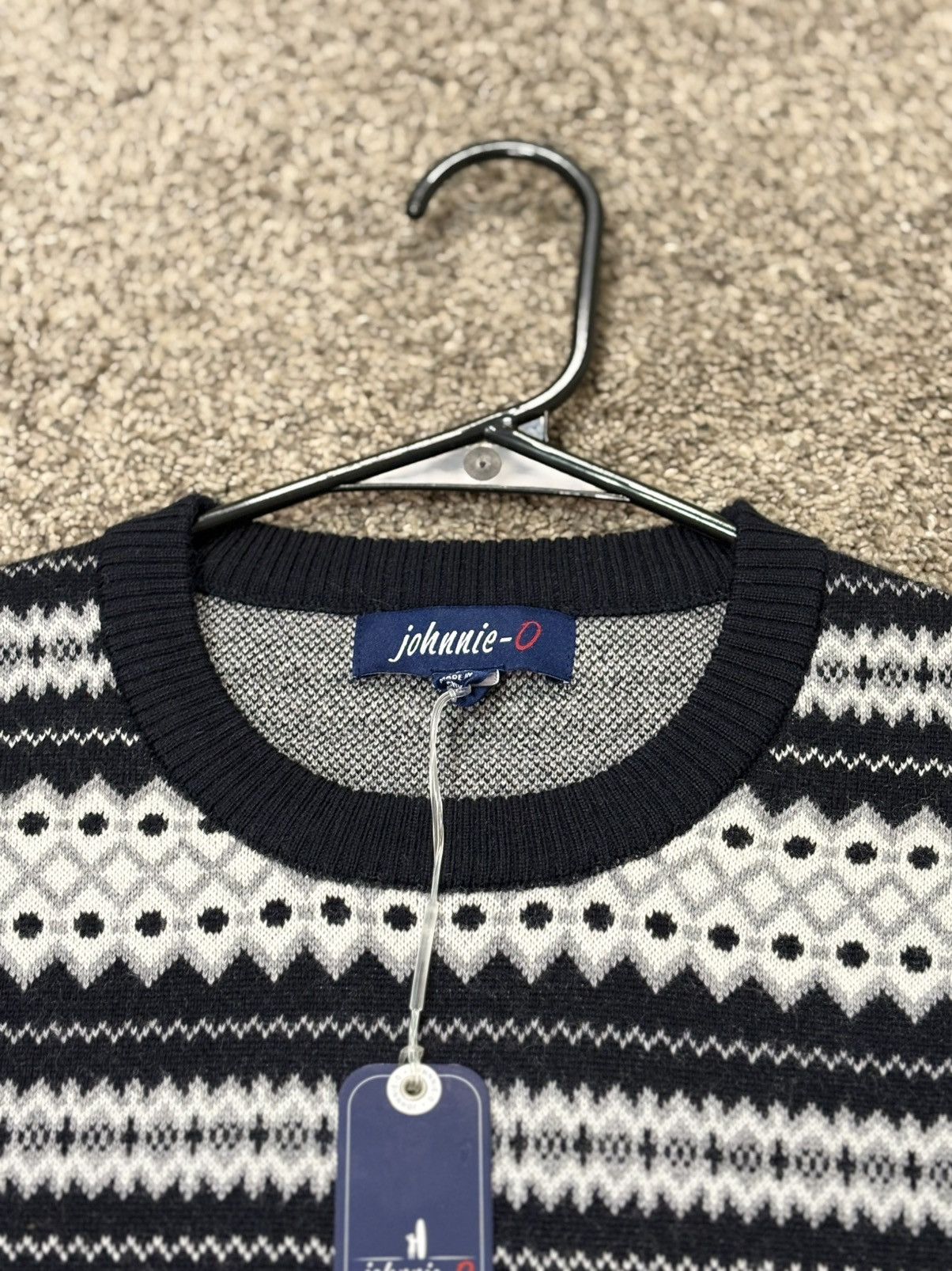 johnnie-O Johnnie-O Sweater Men’s Size Medium Wool Crewneck Navy Blue Size US M / EU 48-50 / 2 - 5 Thumbnail
