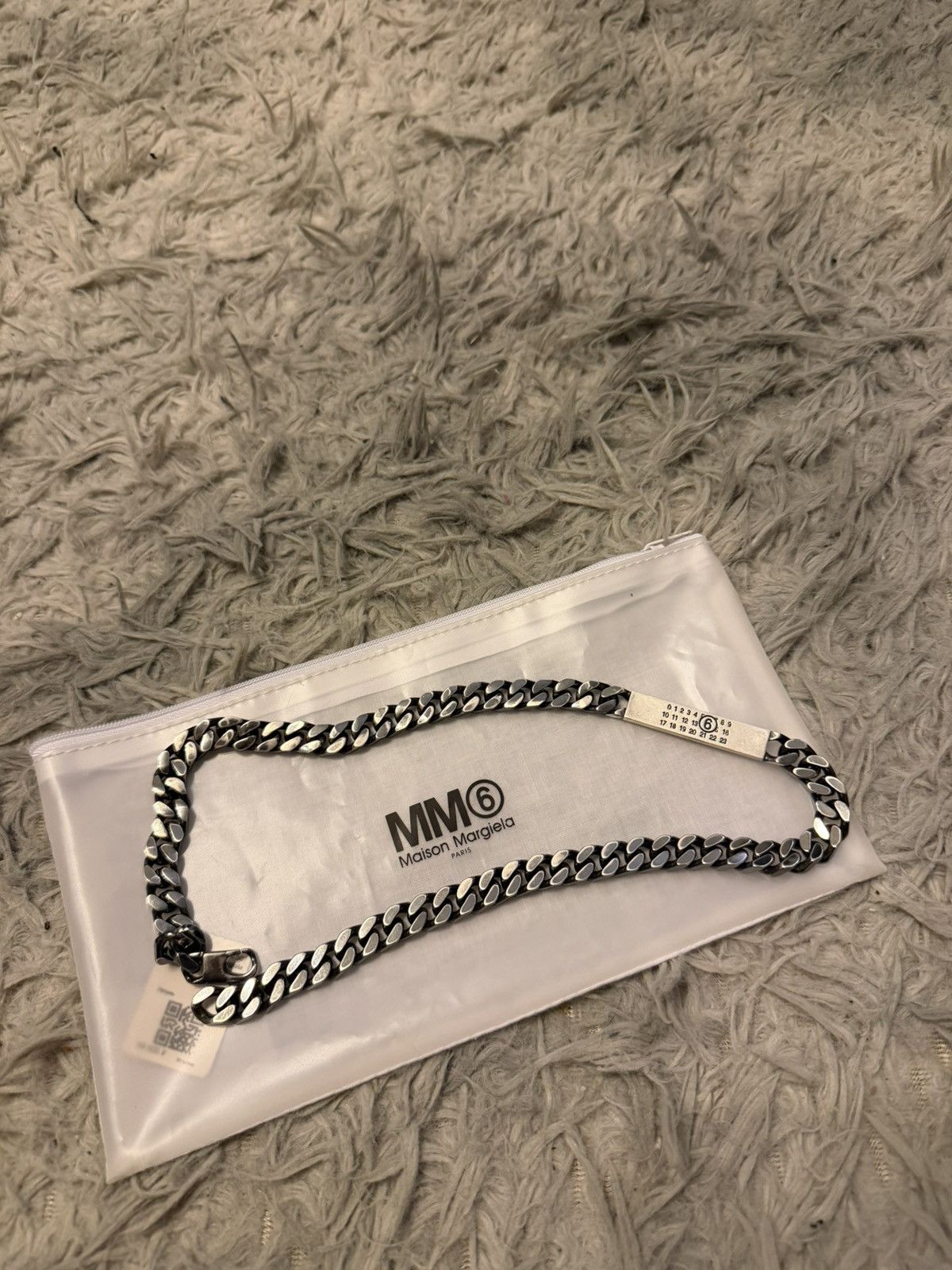 Maison Margiela Chain logo necklace Size ONE SIZE - 2 Thumbnail