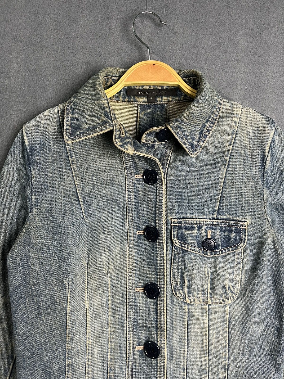 Marc Jacobs Marc Jacobs Denim Trucker Jacket Size S / US 4 / IT 40 - 3 Thumbnail