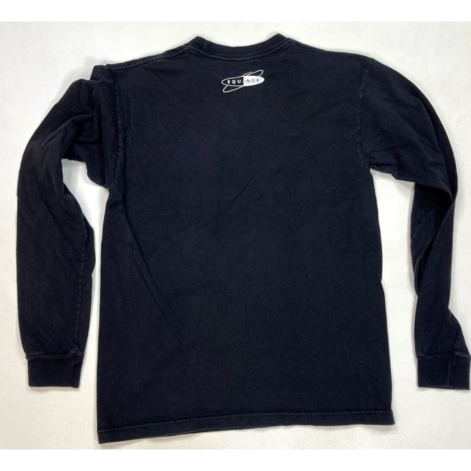 Equipment VINTAGE Equinox Equipment Train Graphic T-shirt Women Medium Black Long Sleeve Size M / US 6-8 / IT 42-44 - 3 Thumbnail