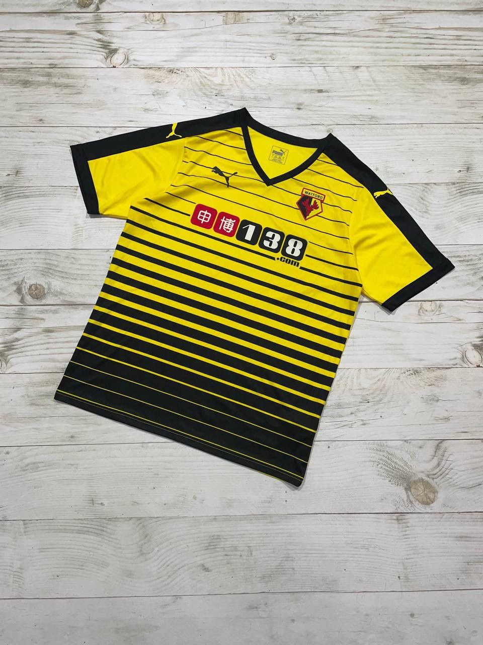 Puma Puma Watford 2015 2016 Home Shirt Soccer Jersey Football Size US L / EU 52-54 / 3 - 1 Thumbnail