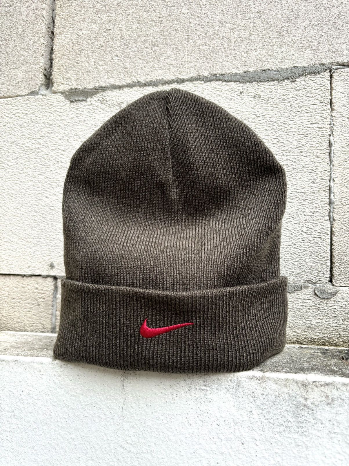 Nike Rare Nike Wool Hat Swoosh Spell Out Size ONE SIZE - 1 Thumbnail
