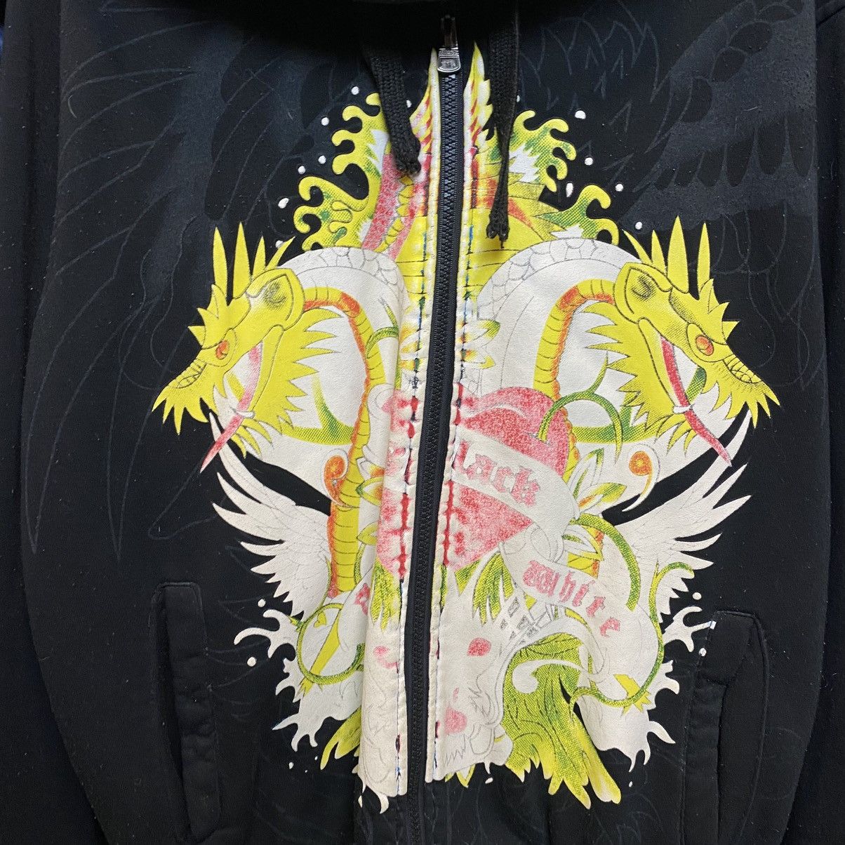 Other Vintage Ed Hardy style Graphic logo y2k opium zip hoodie Size US M / EU 48-50 / 2 - 2 Thumbnail