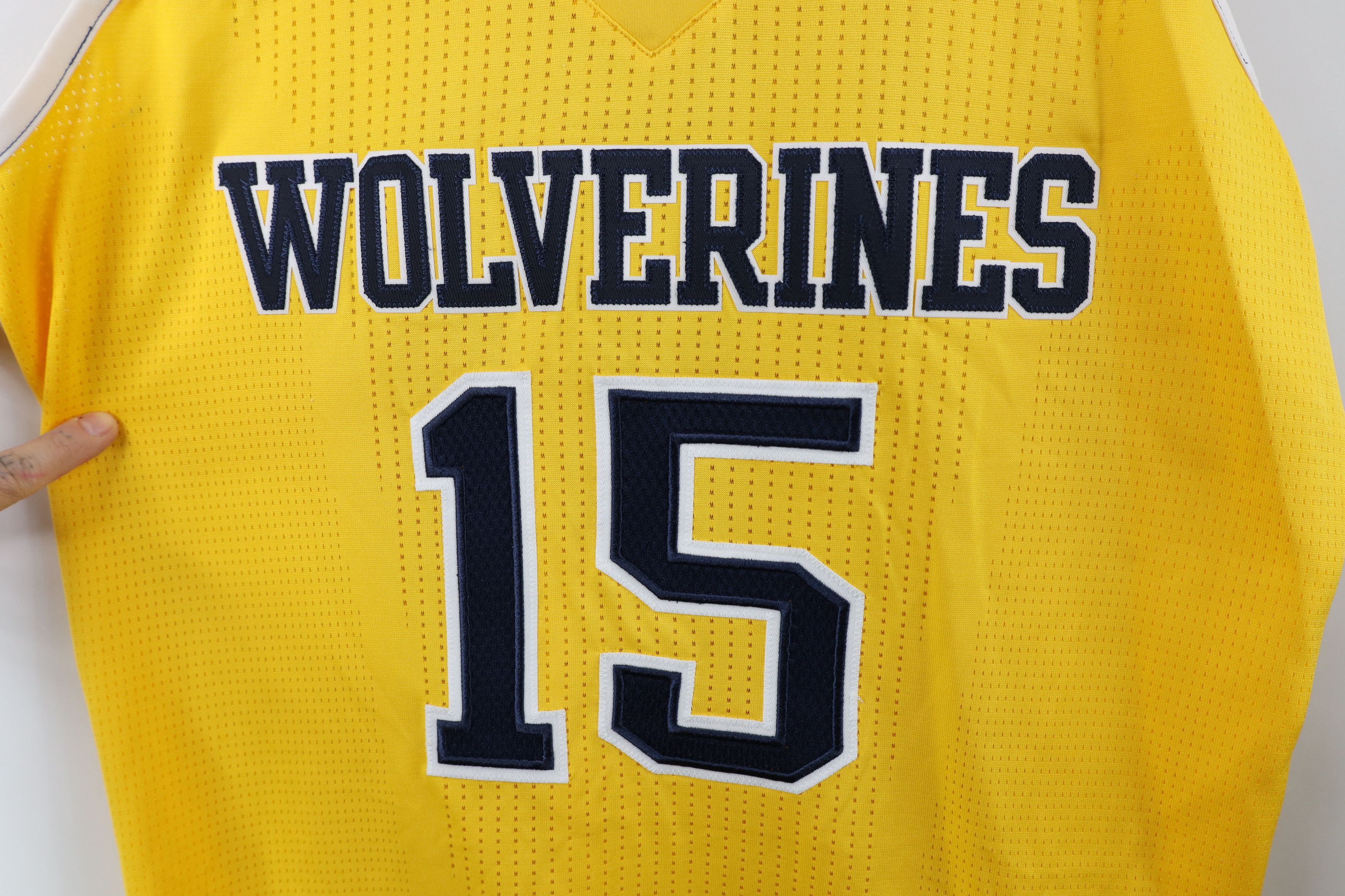 Adidas × Vintage New Sample Adidas University of Michigan Basketball Jersey Size US L / EU 52-54 / 3 - 7 Thumbnail