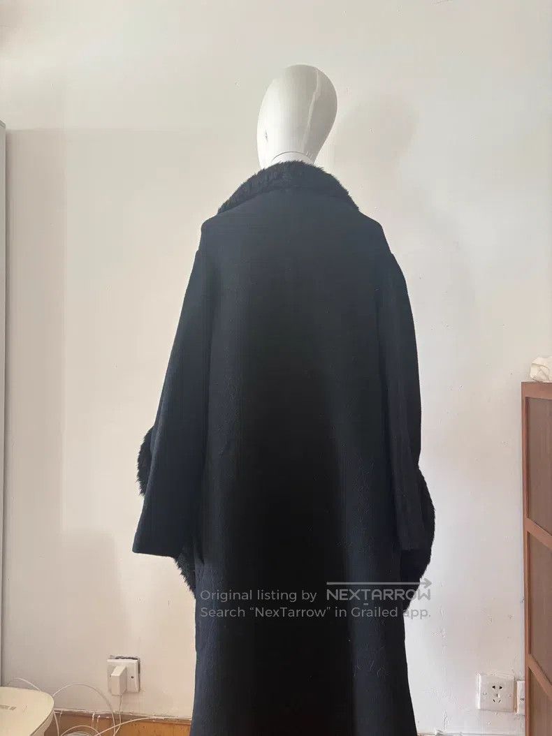 Comme des Garcons Comme des Garcons Black Faux Fur Oversized Collar Trench C Size L / US 10 / IT 46 - 4 Thumbnail
